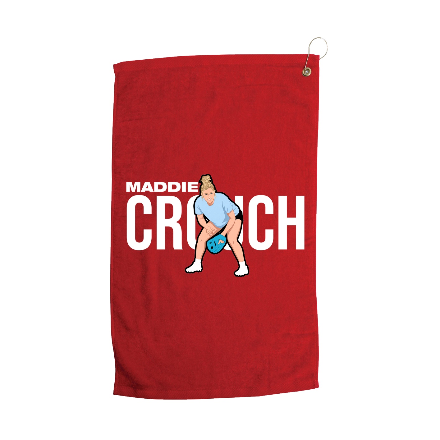 Golf Towel — Player Name in Red