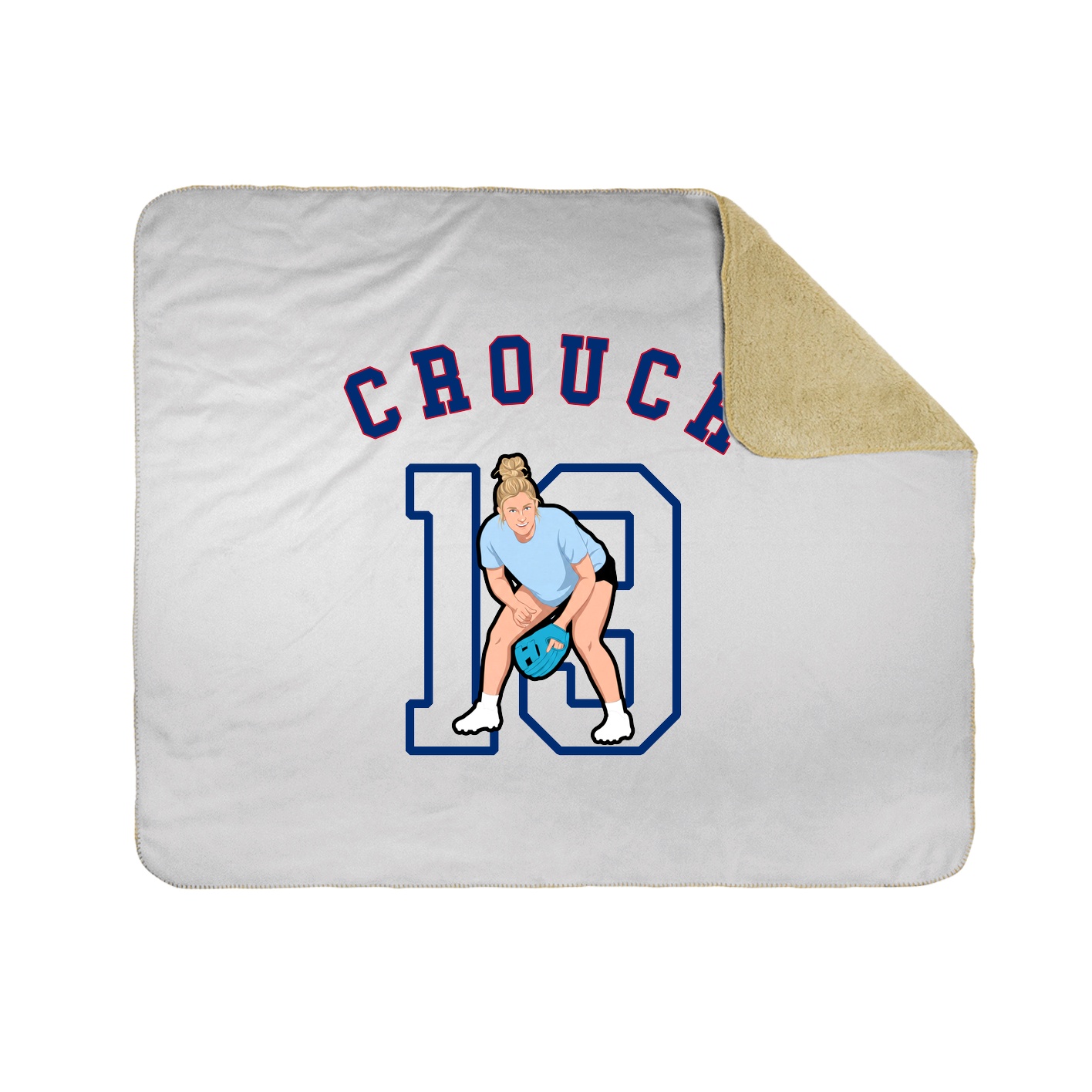 Throw Blanket — Shirsey Arch in White