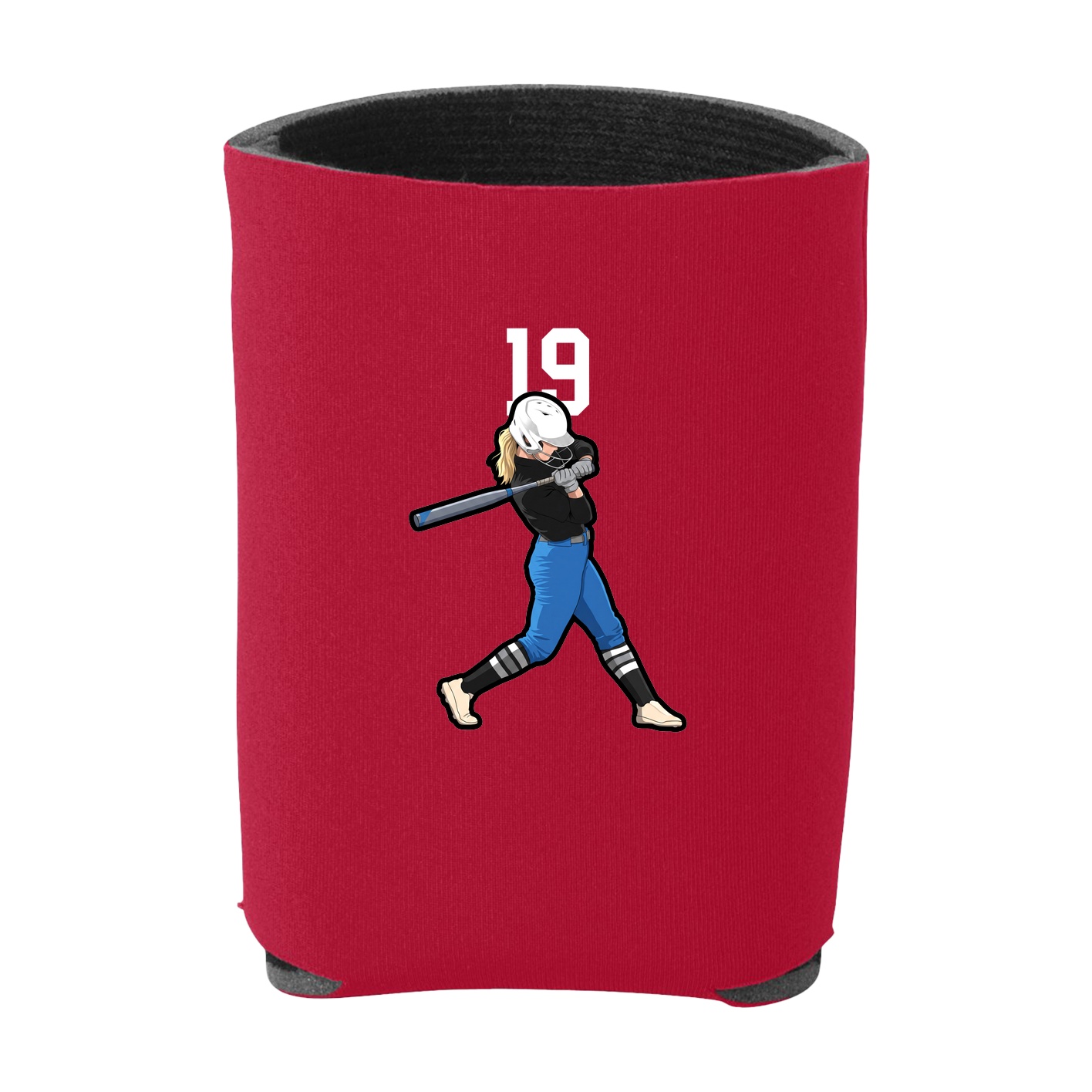 Can Holder — Number Top in Red