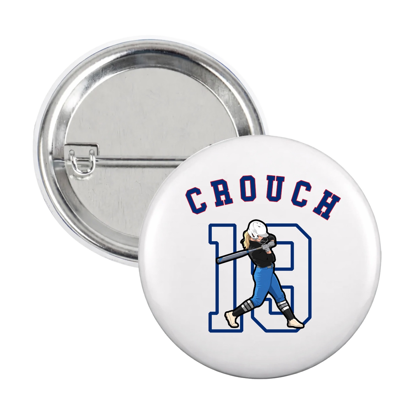 Game Day Button — Shirsey Arch in White