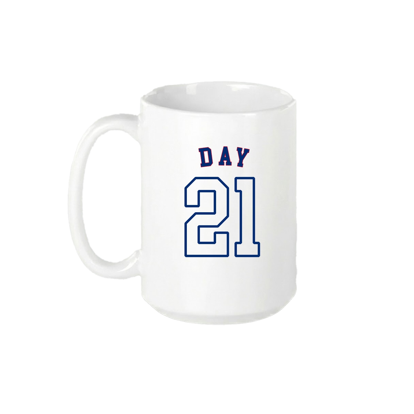 15oz Coffee Mug — Shirsey Arch in White