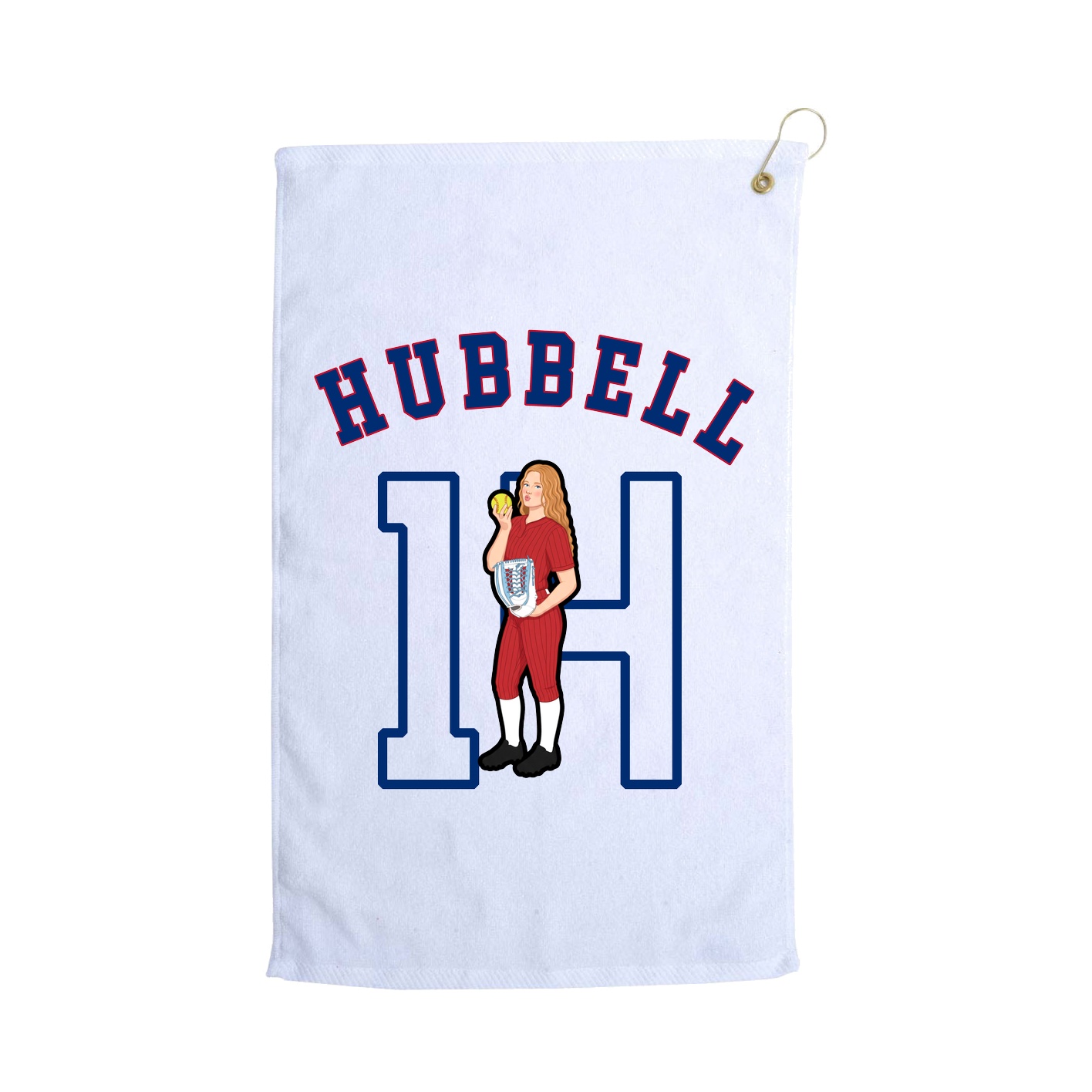 Golf Towel — Shirsey Arch in White