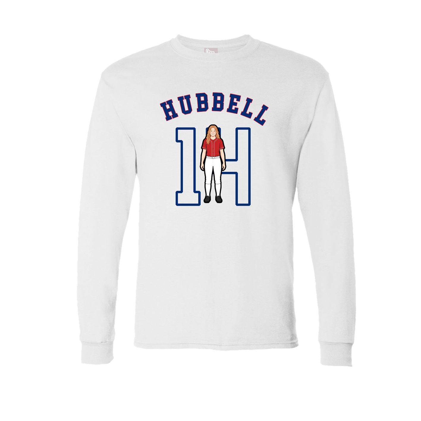 Long Sleeve Tee — Shirsey Arch in White