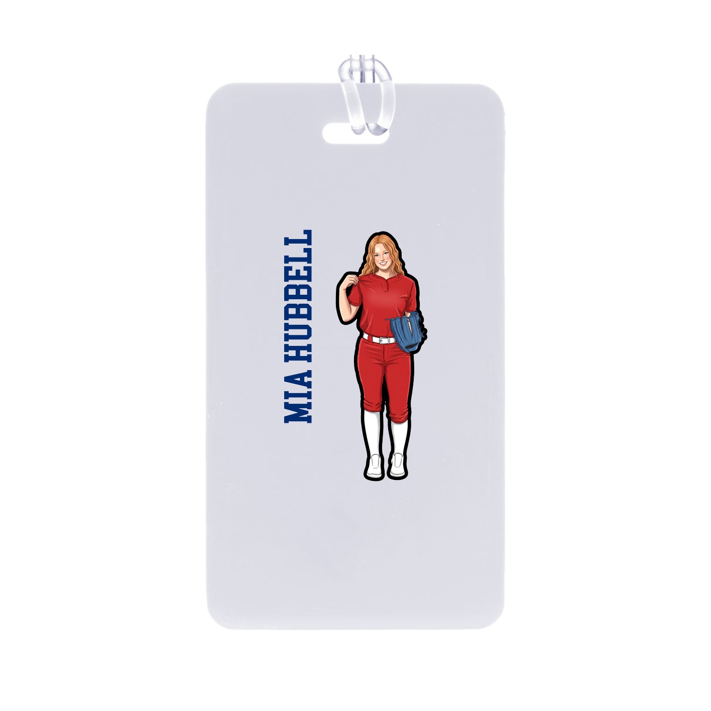 Bag Tag — Name Vertical in Classic