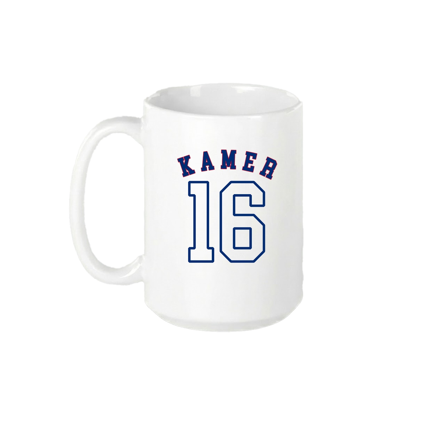 15oz Coffee Mug — Shirsey Arch in White