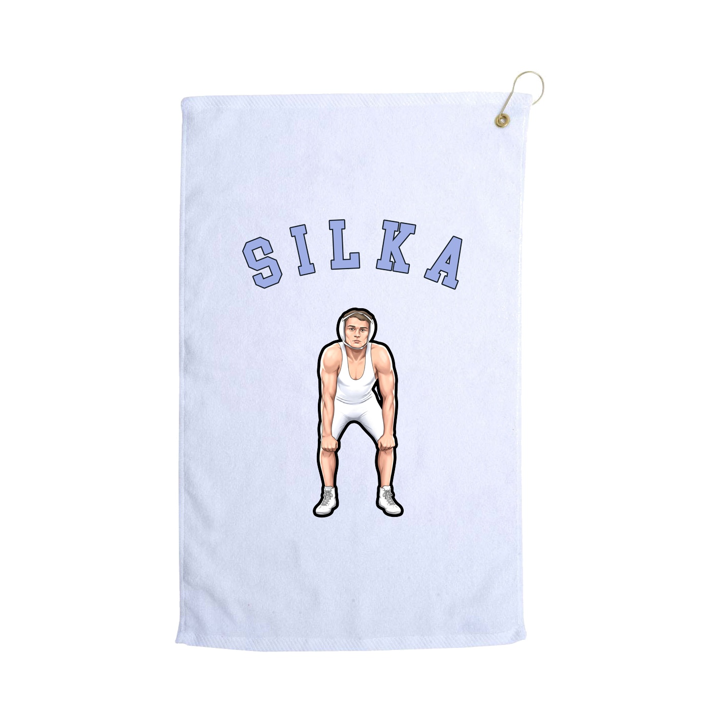 Golf Towel — Shirsey Arch in White