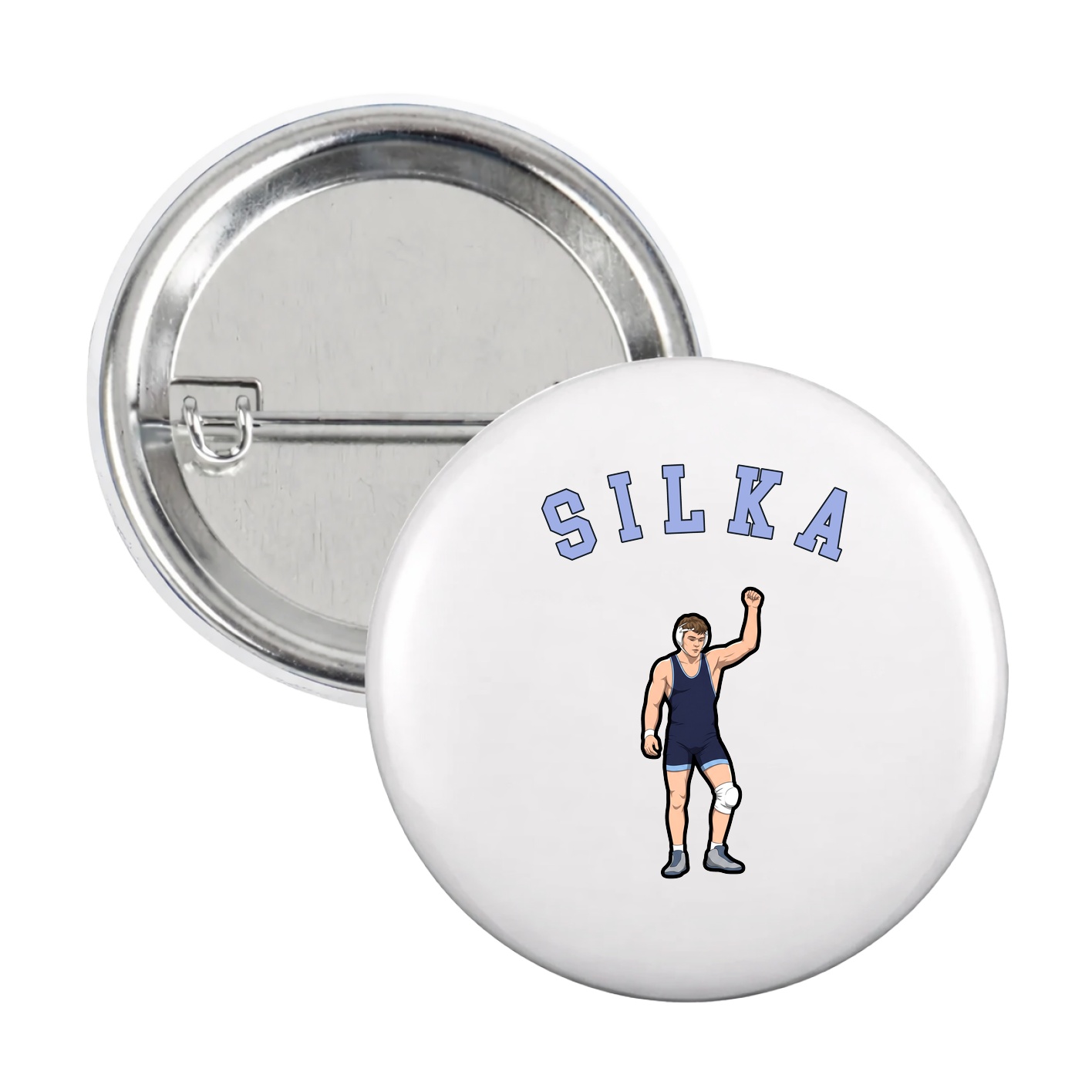 Game Day Button — Shirsey Arch in White