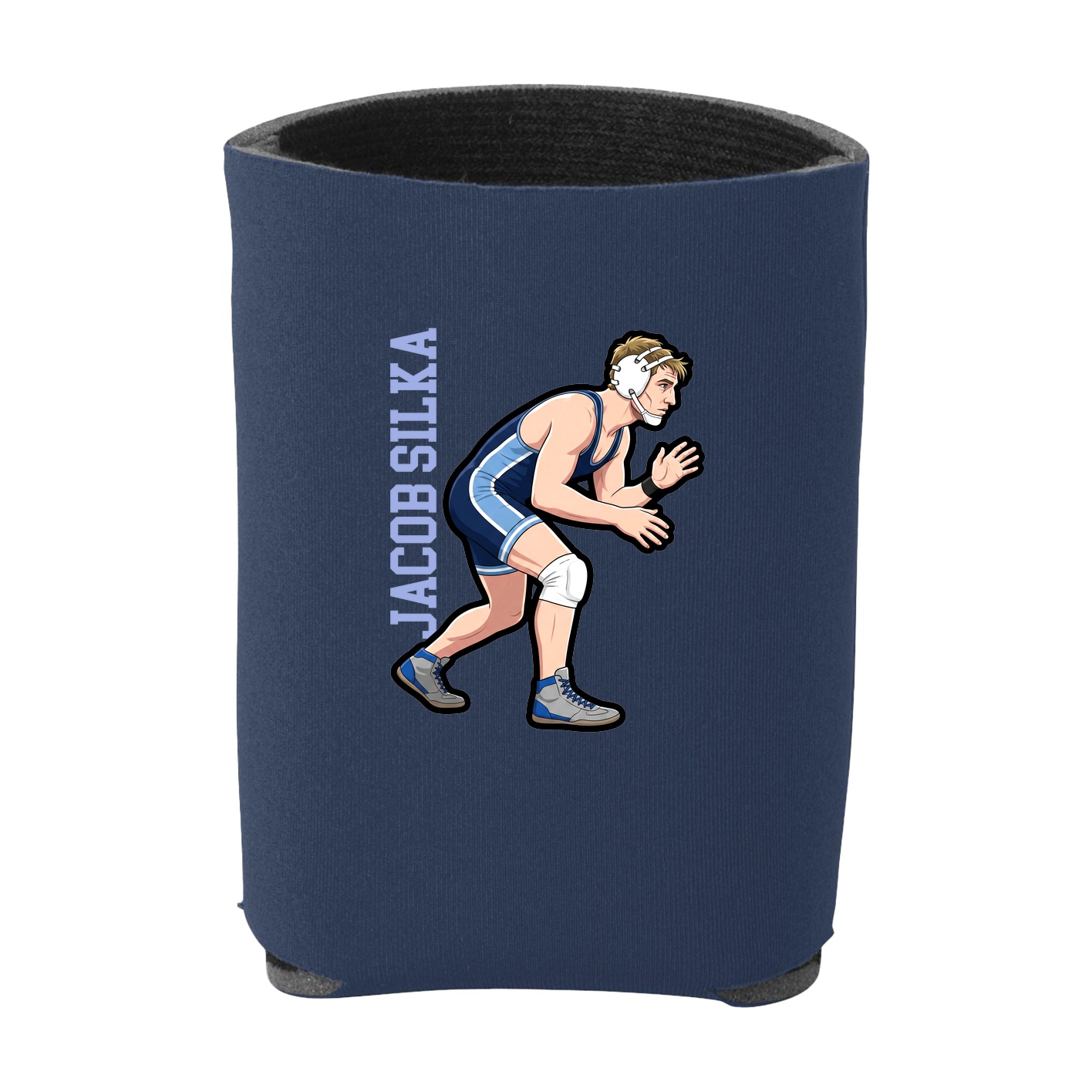 Can Holder — Name Vertical in Navy