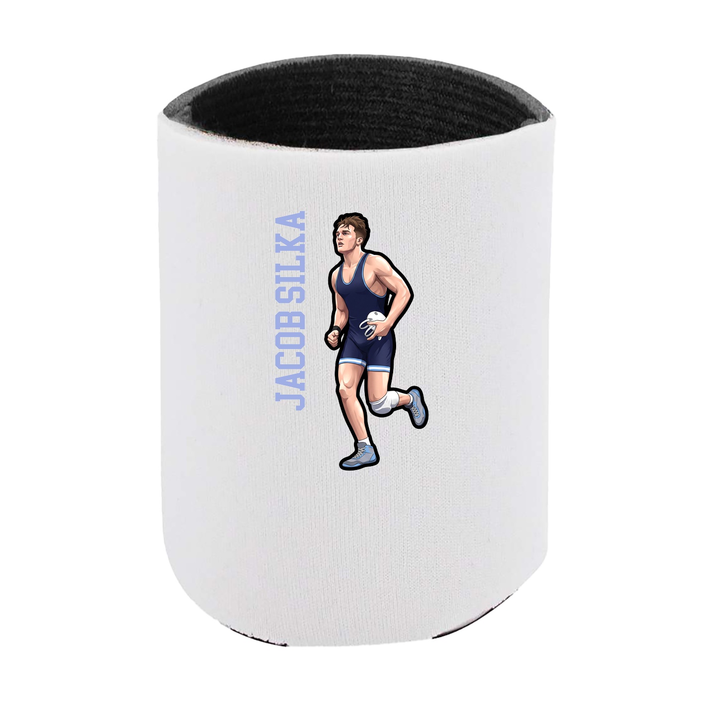 Can Holder — Name Vertical in White