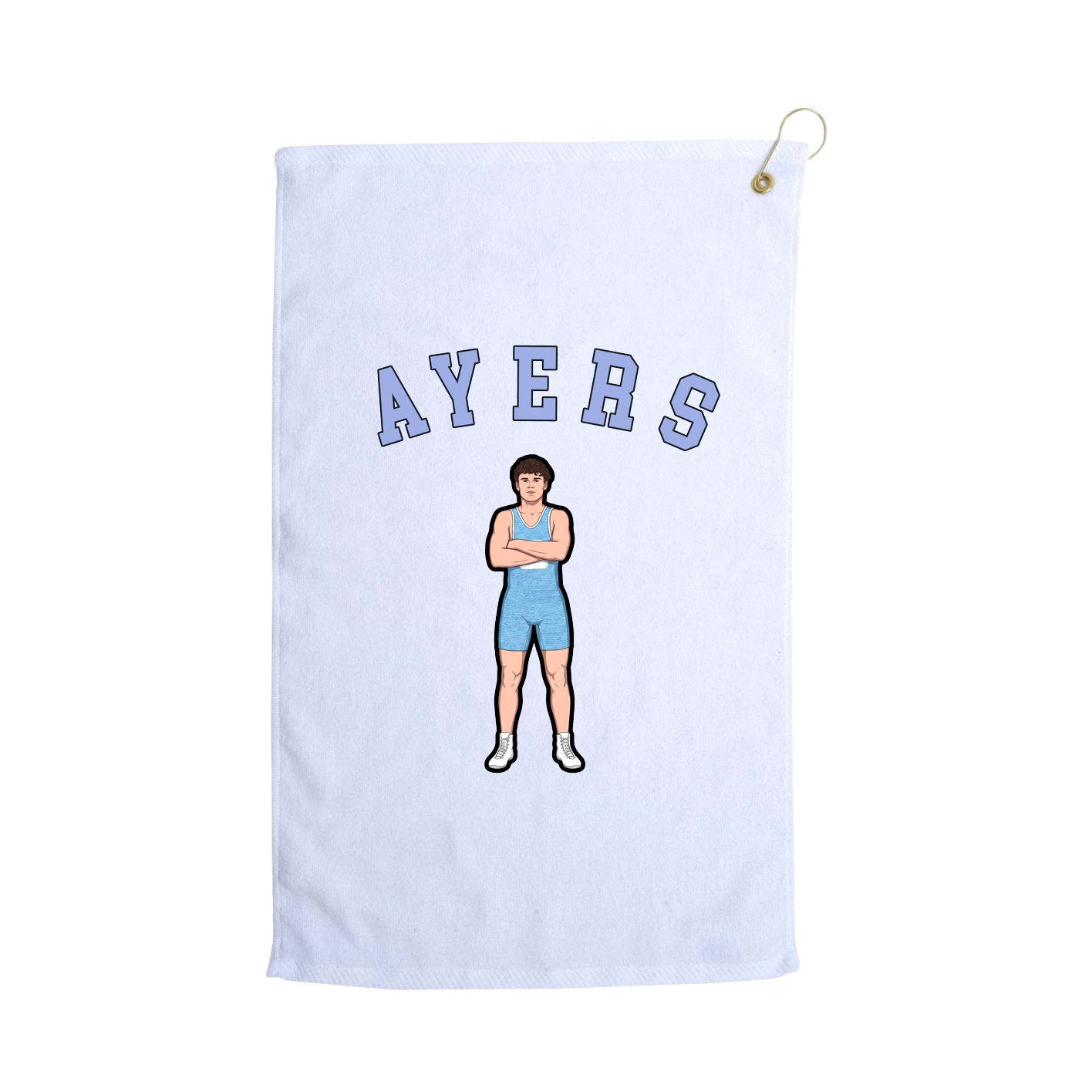 Golf Towel — Shirsey Arch in White
