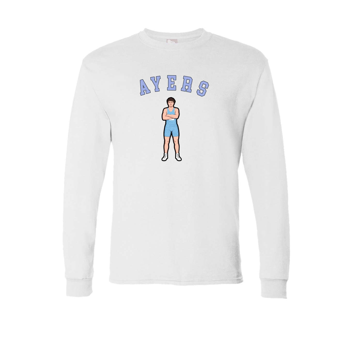 Long Sleeve Tee — Shirsey Arch in White