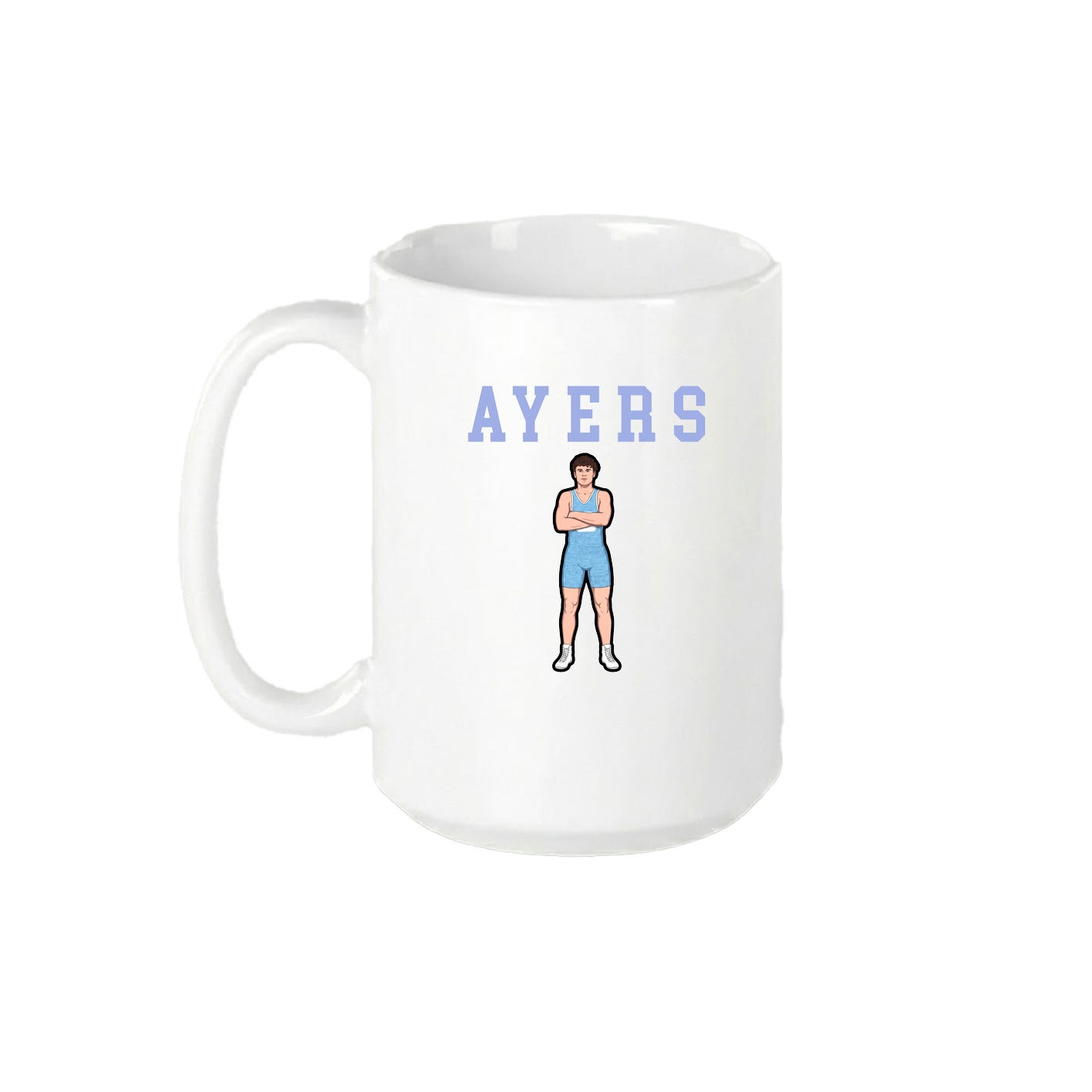 15oz Coffee Mug — Shirsey in White