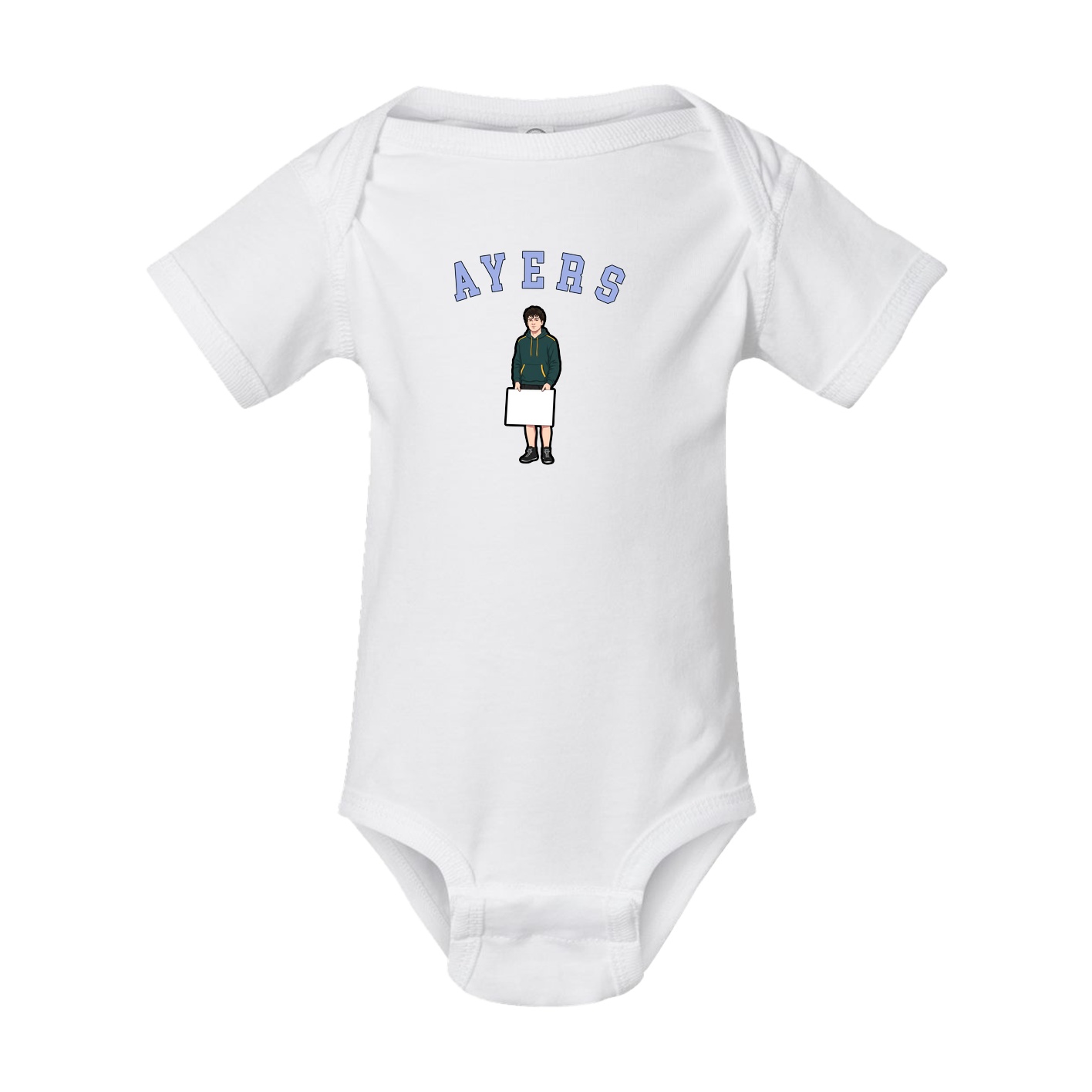 Baby Onesie — Shirsey Arch in White