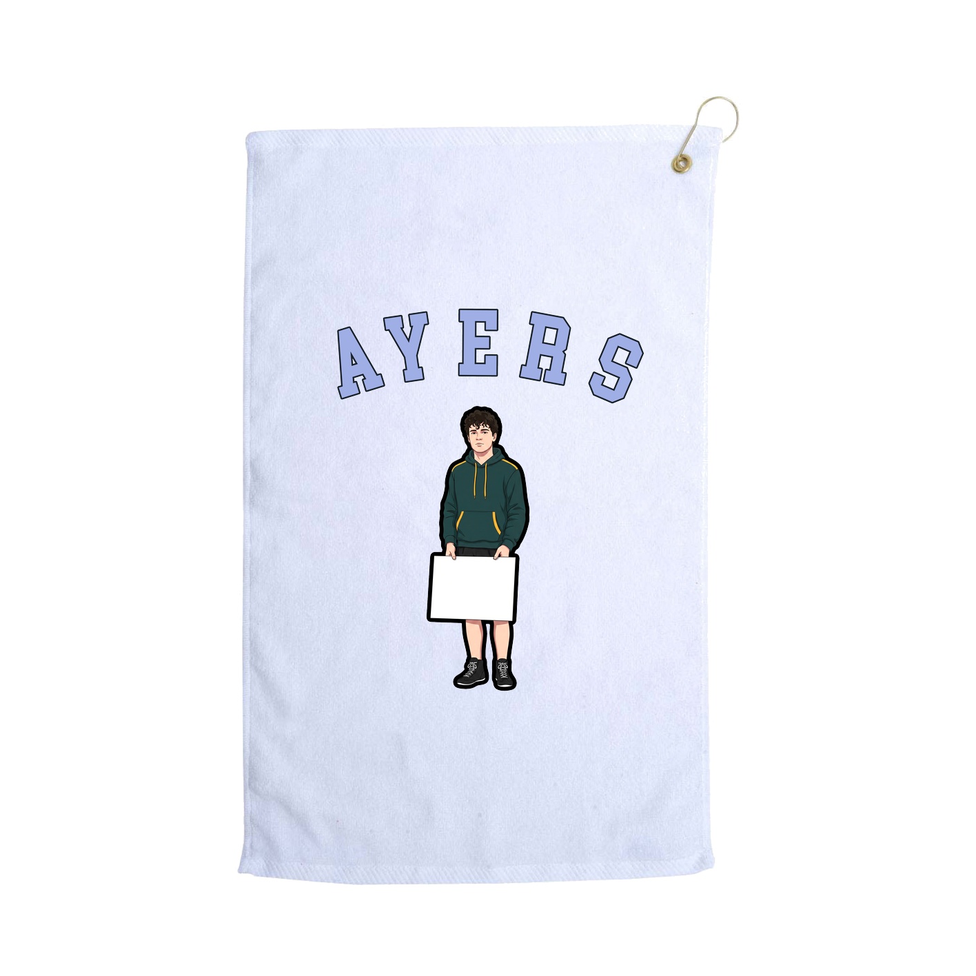 Golf Towel — Shirsey Arch in White