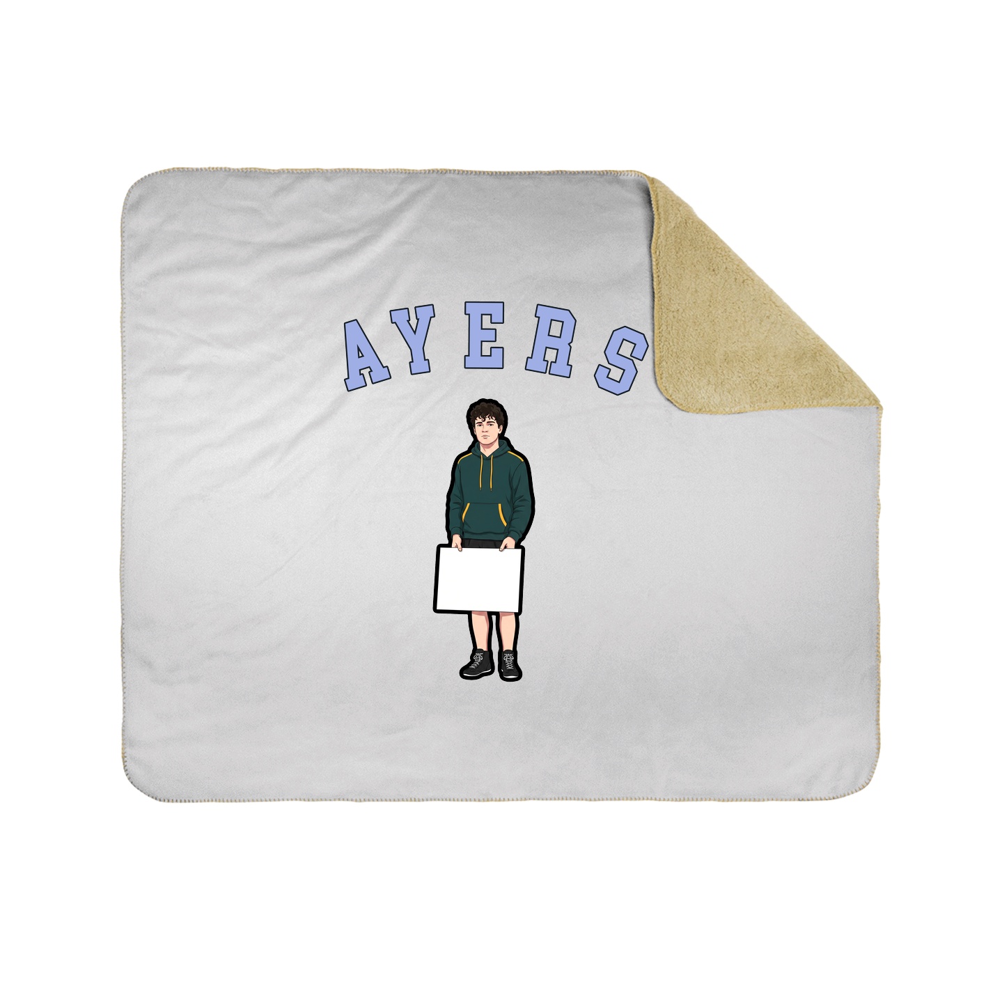 Throw Blanket — Shirsey Arch in White