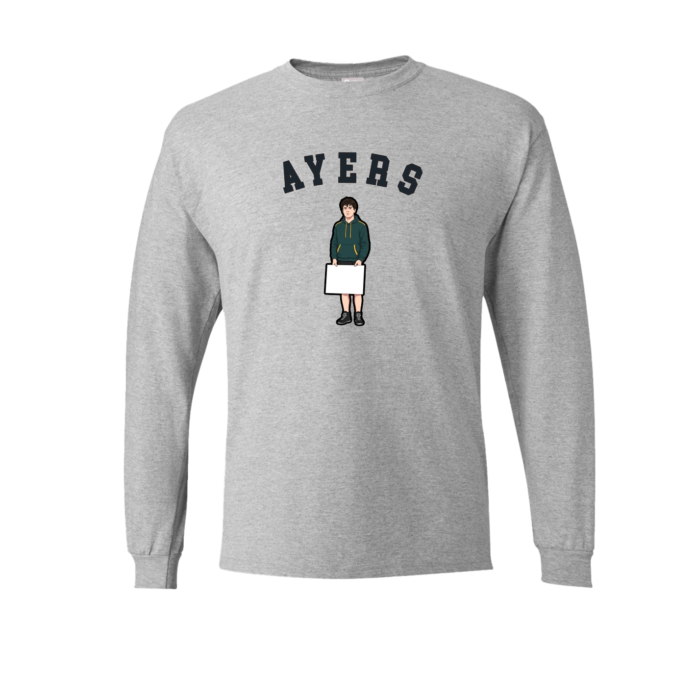 Long Sleeve Tee — Shirsey Arch in Grey