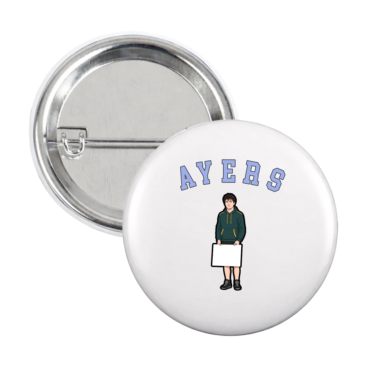 Game Day Button — Shirsey Arch in White