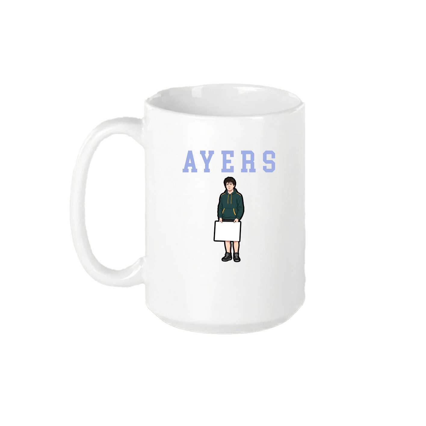 15oz Coffee Mug — Shirsey in White