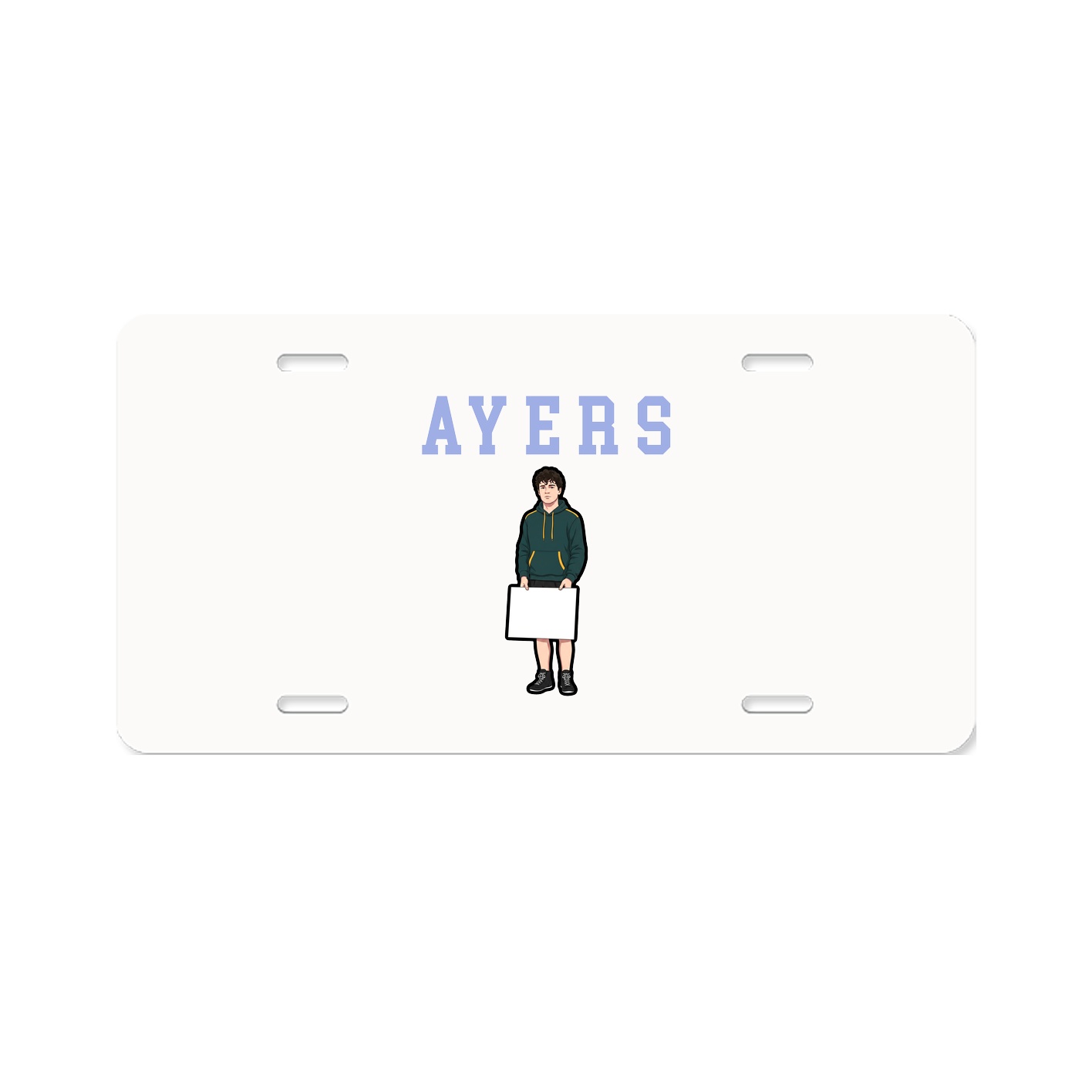 License Plate — Shirsey in Classic