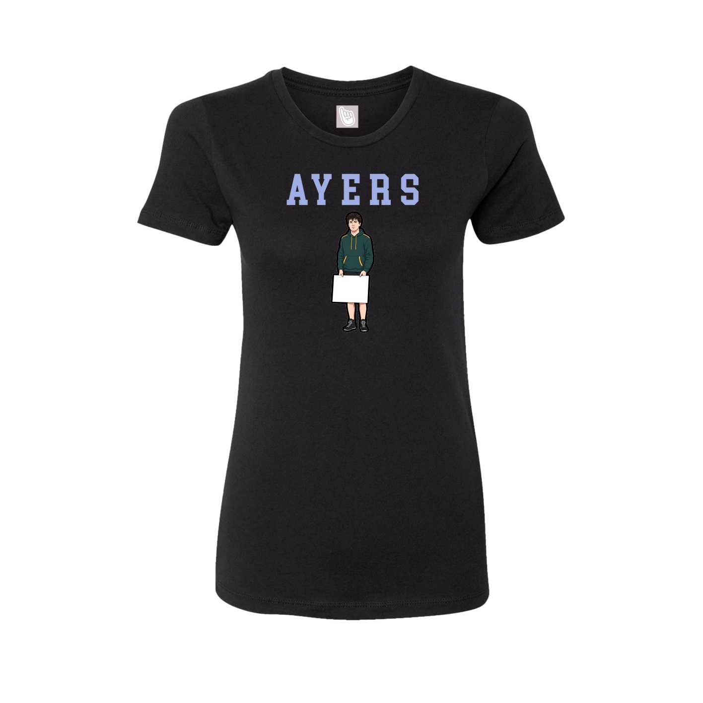 Fitted Women's Tee — Shirsey in Black