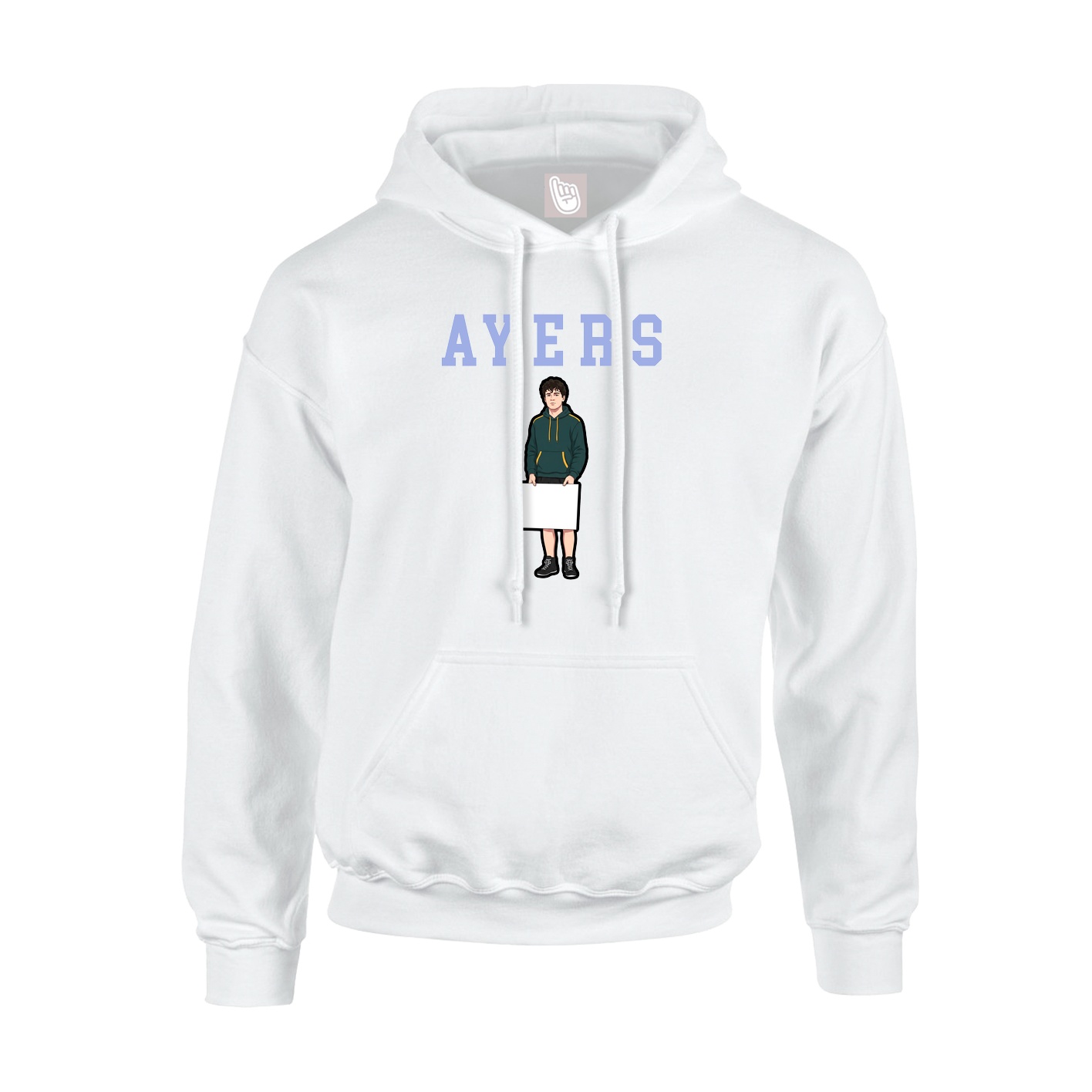 Hoodie — Shirsey in White