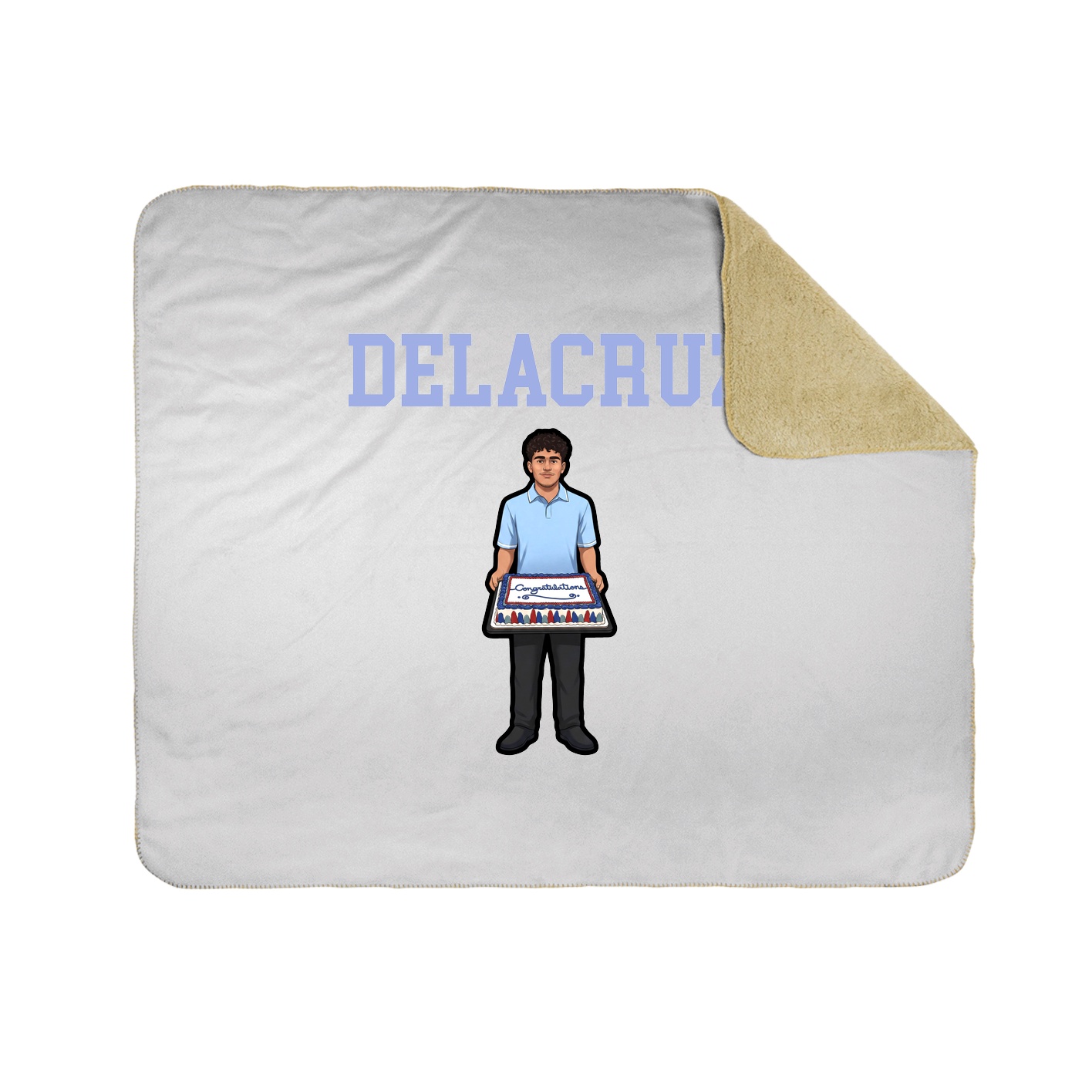 Throw Blanket — Shirsey in White