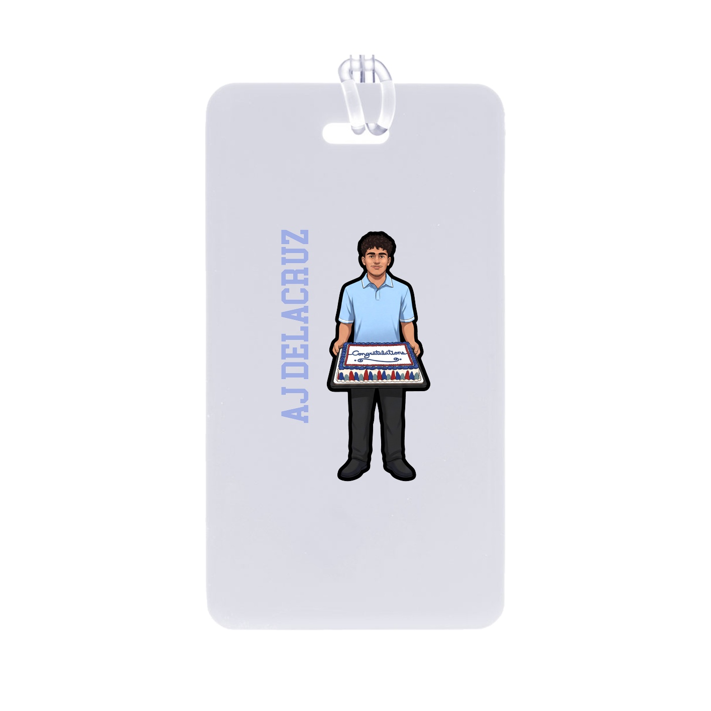 Bag Tag — Name Vertical in Classic