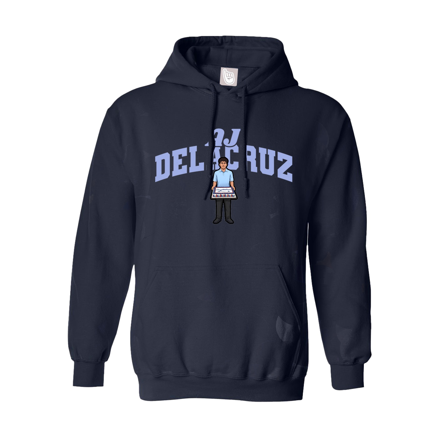 Hoodie — Signature Arch in Navy