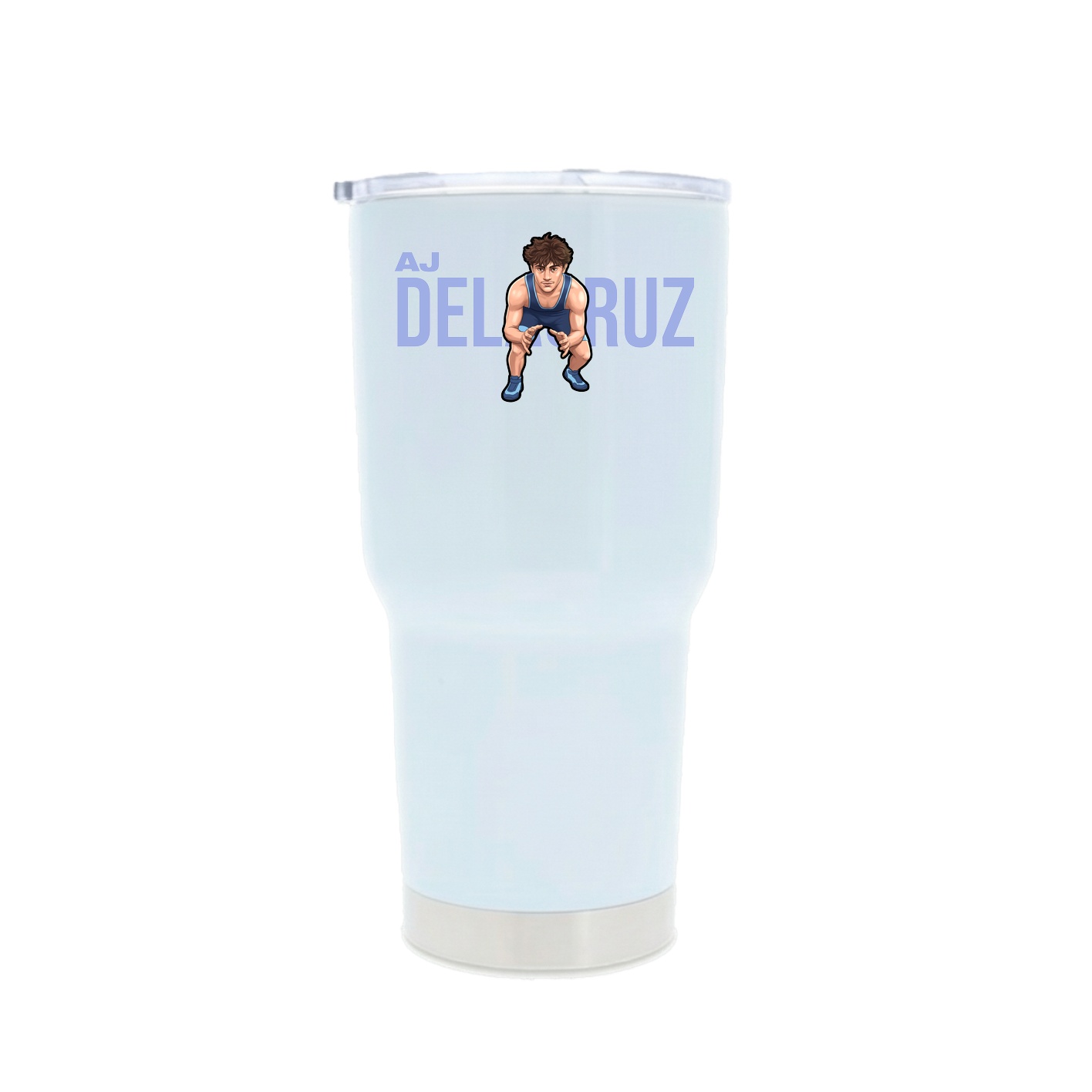 30oz Stainless Steel Tumbler — Player Name in White