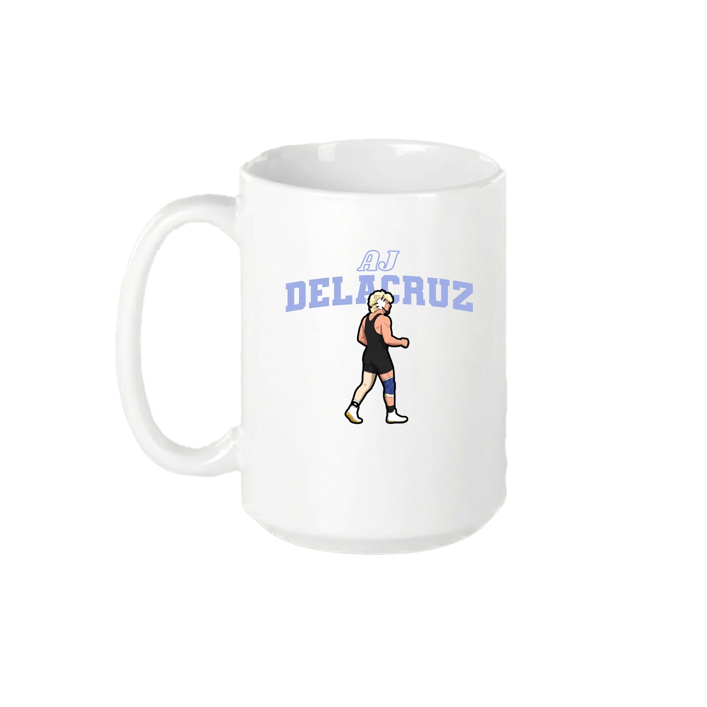 15oz Coffee Mug — Name Arch in White