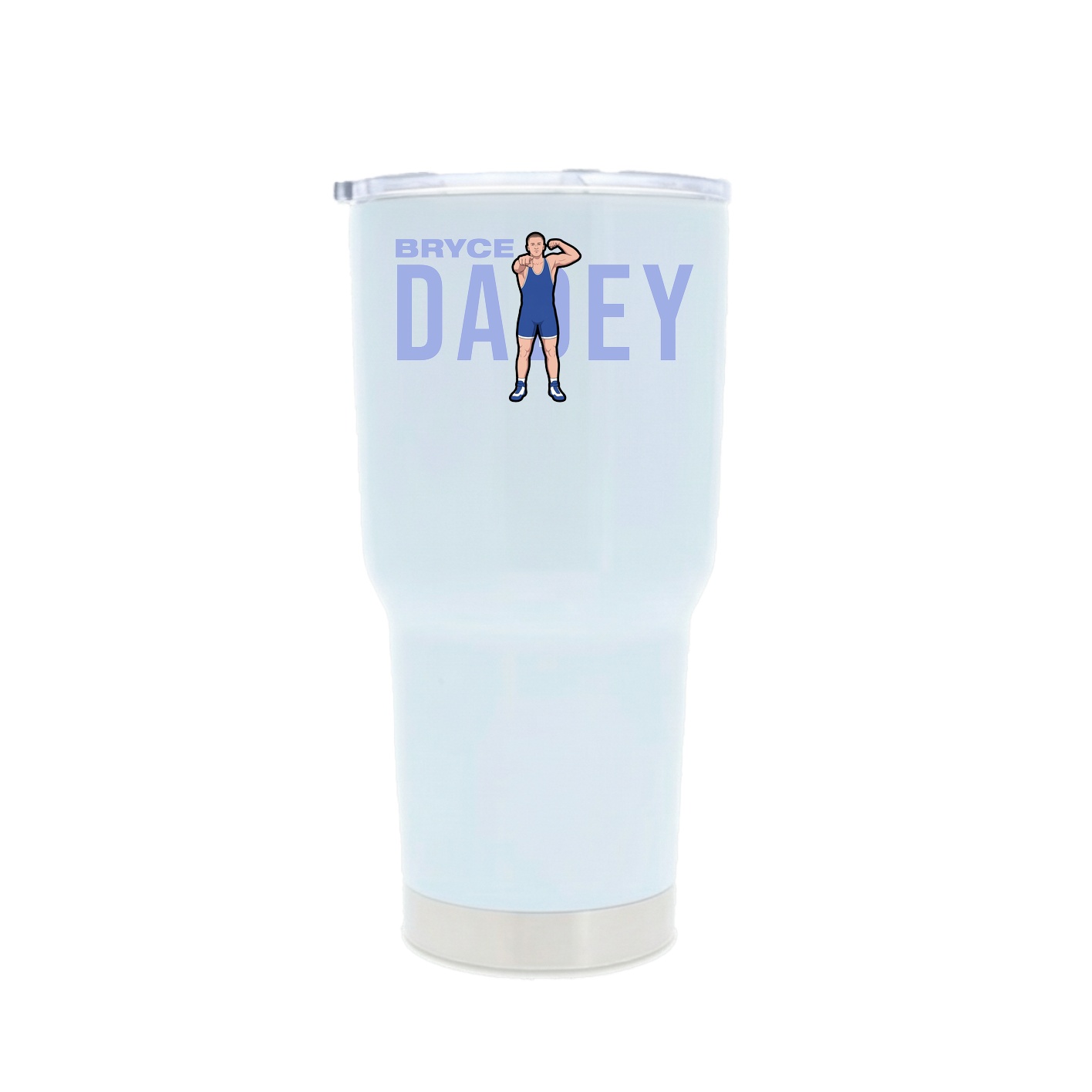 30oz Stainless Steel Tumbler — Player Name in White