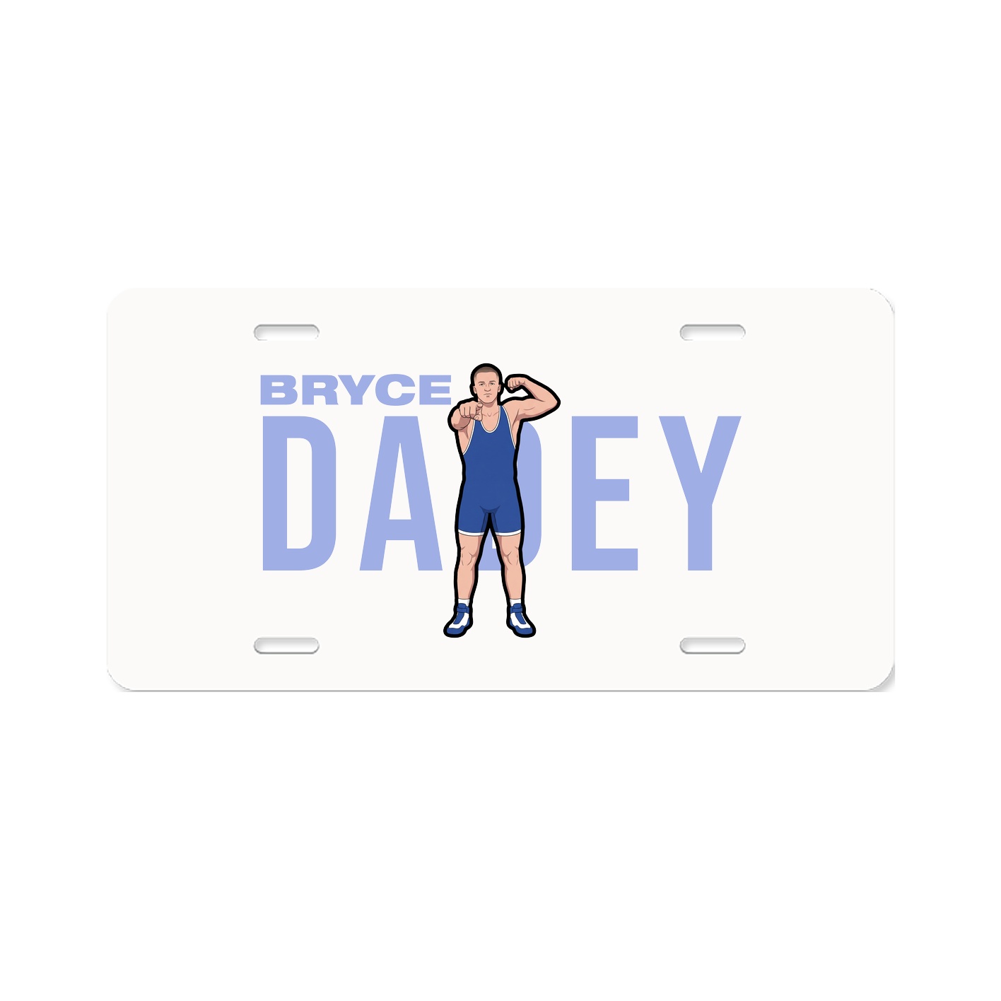 License Plate — Player Name in Classic