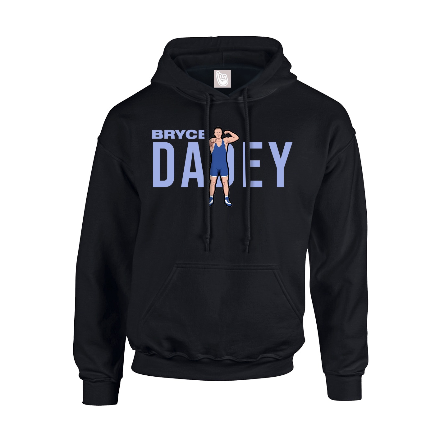 Youth Hoodie — Player Name in Black