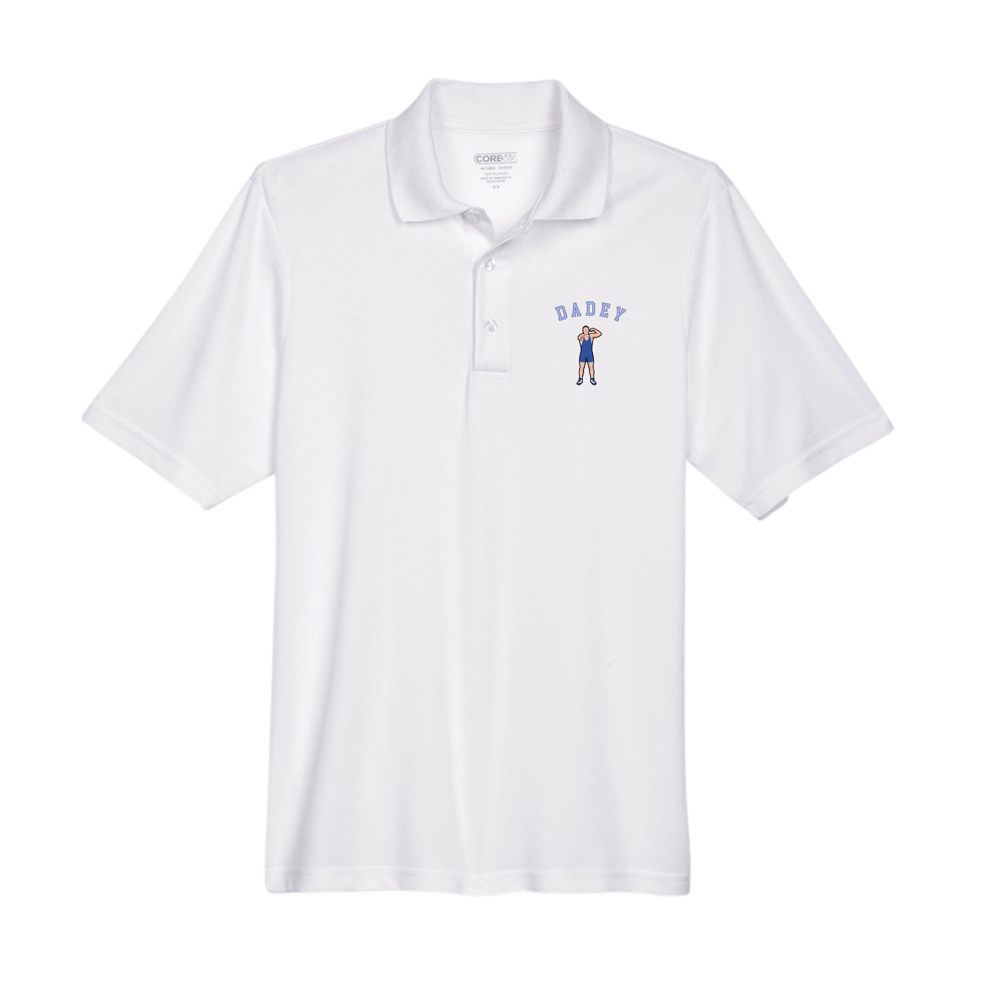 Performance Polo — Shirsey Arch in White