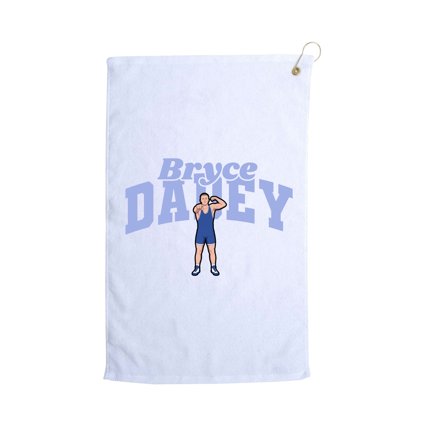 Golf Towel — Signature Arch in White