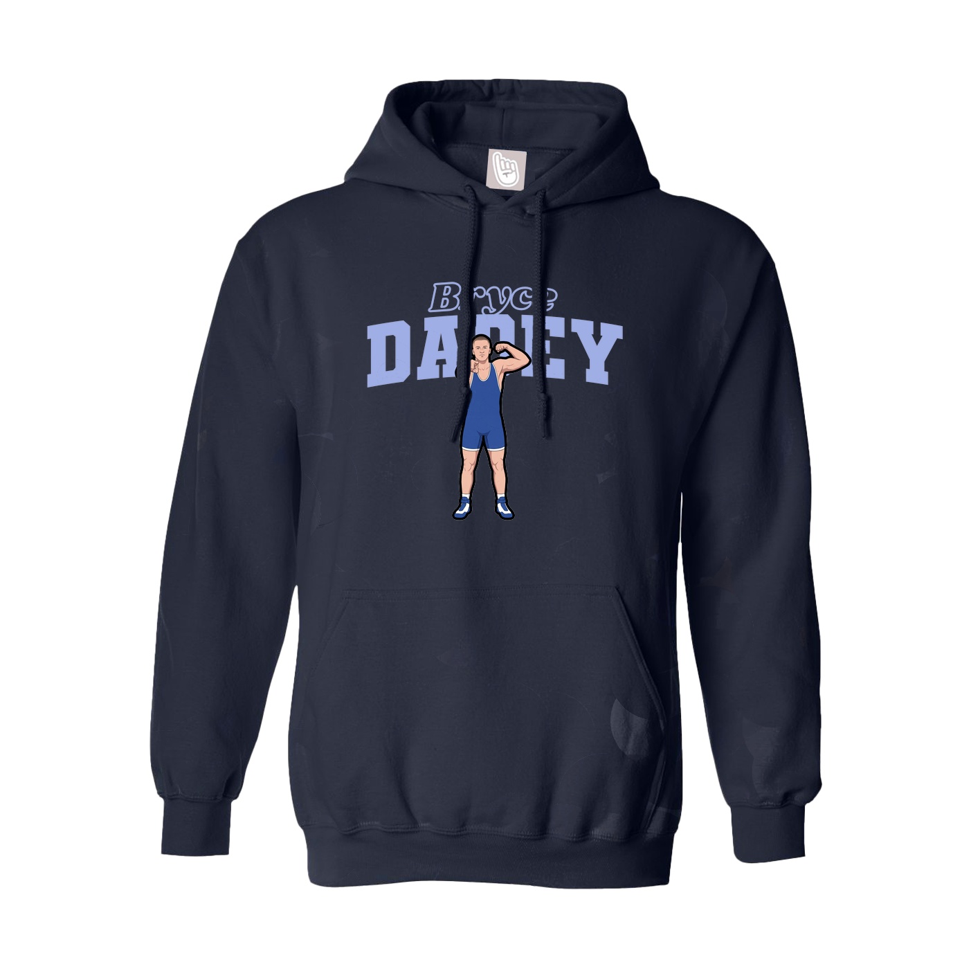 Hoodie — Name Arch in Navy
