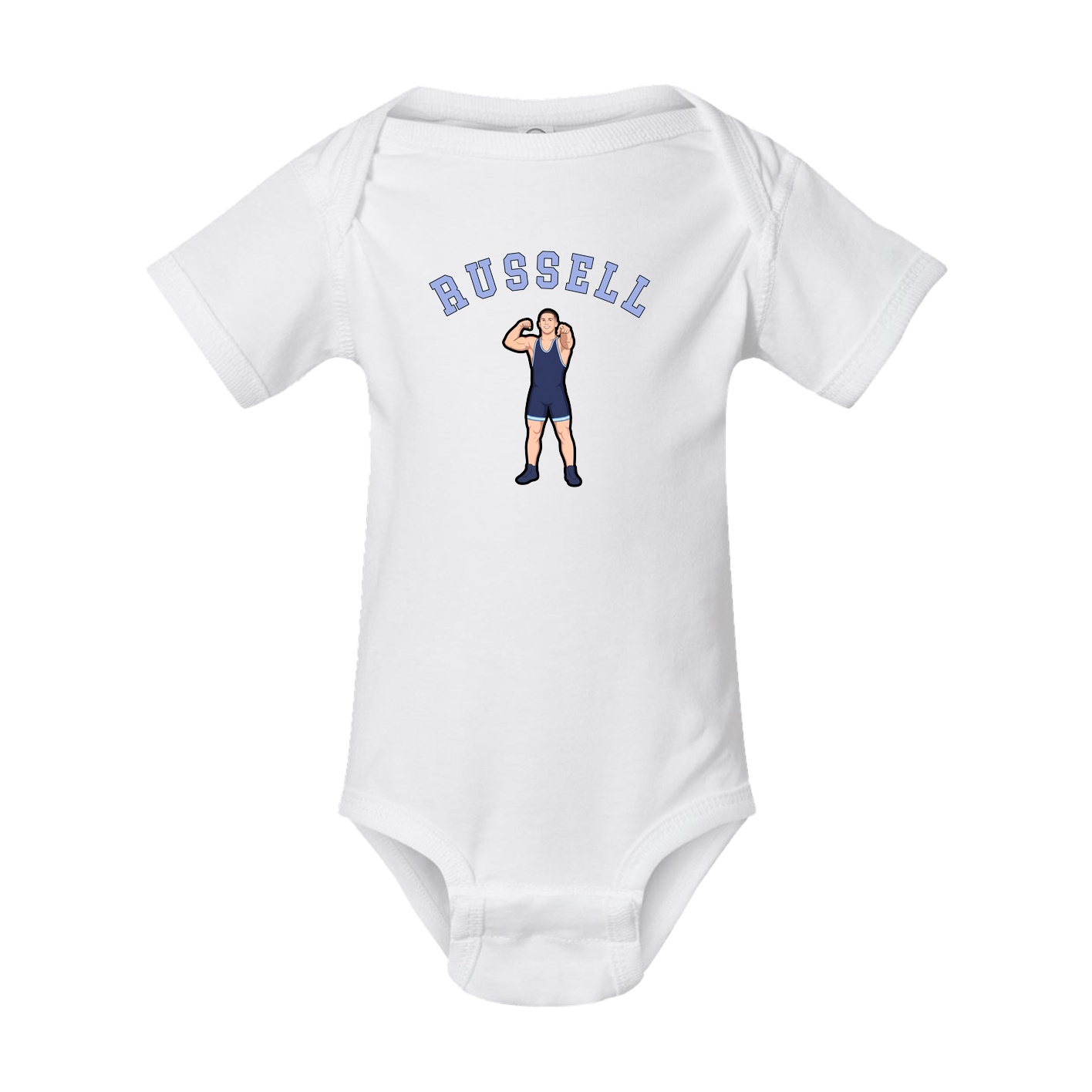Baby Onesie — Shirsey Arch in White