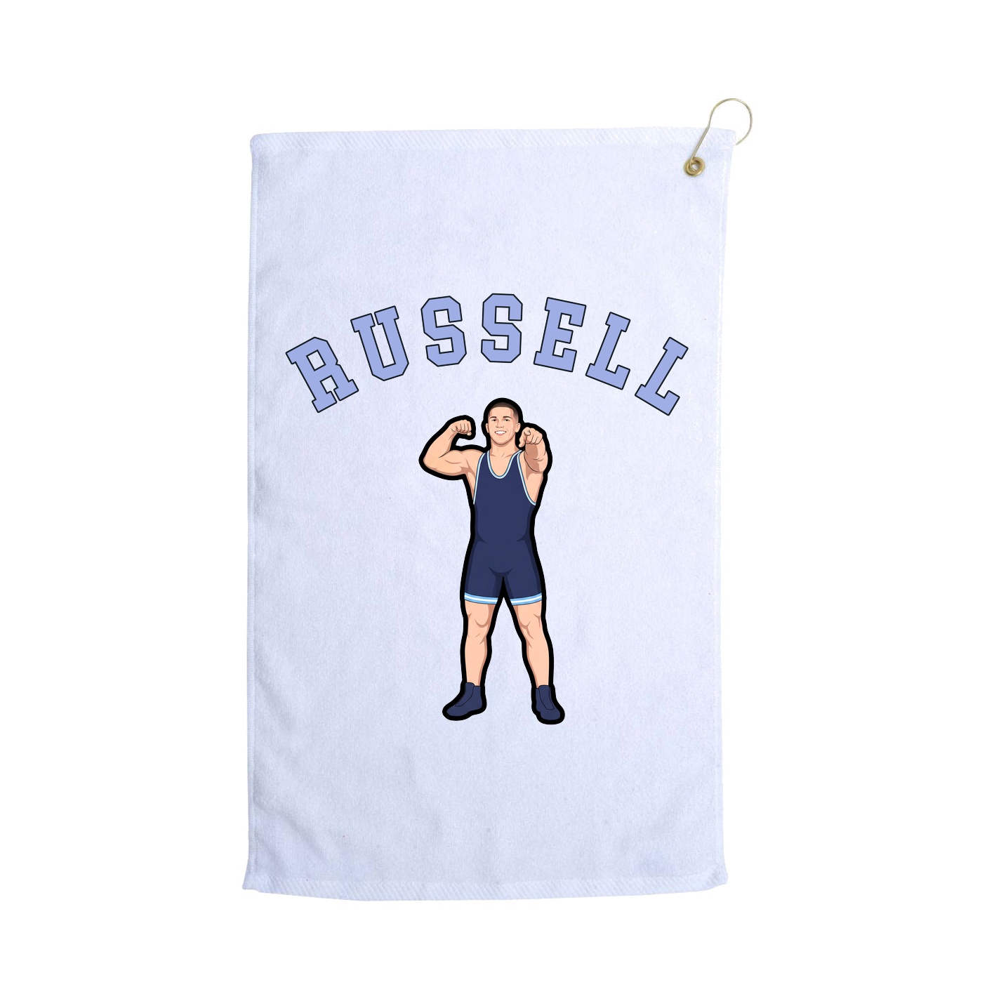 Golf Towel — Shirsey Arch in White