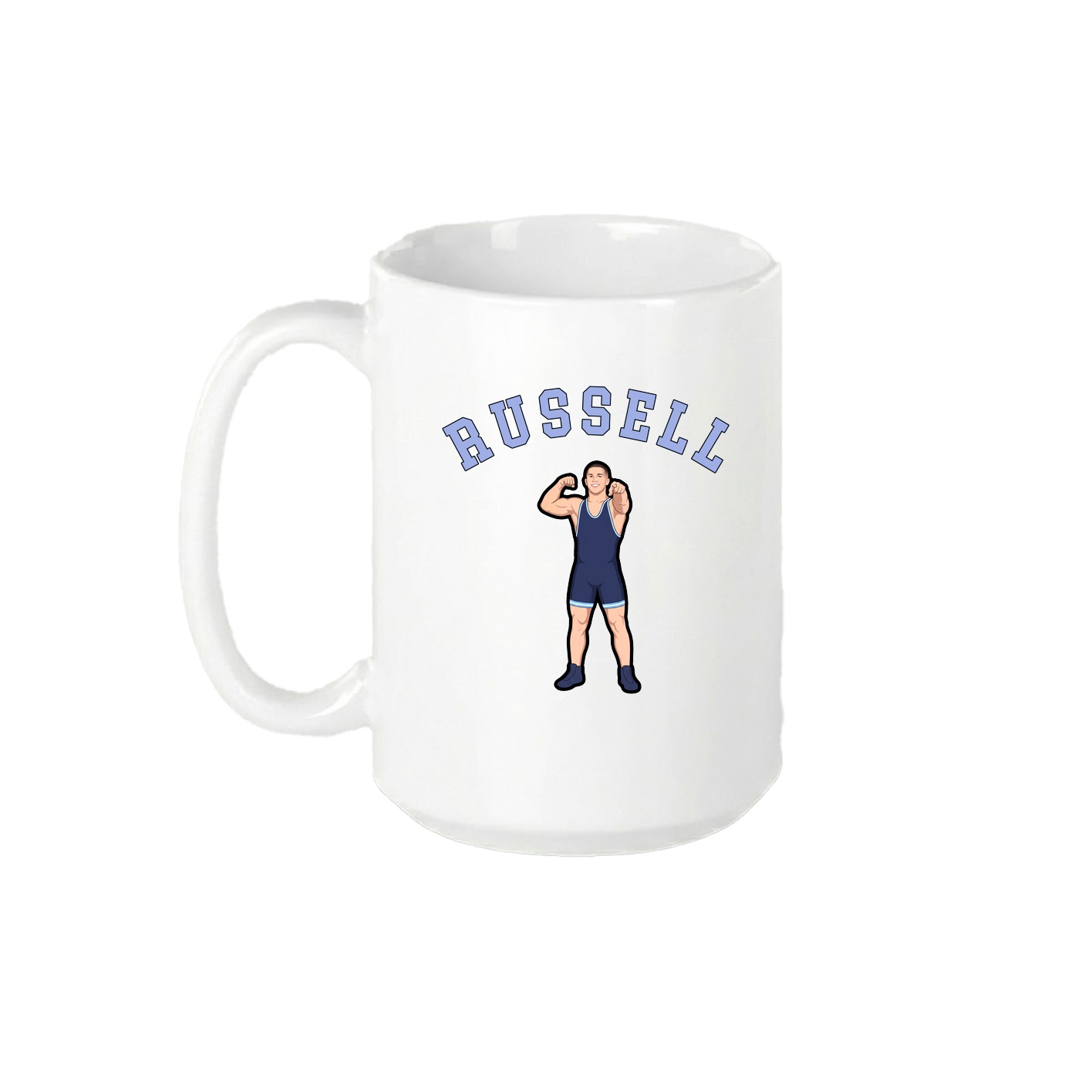 15oz Coffee Mug — Shirsey Arch in White