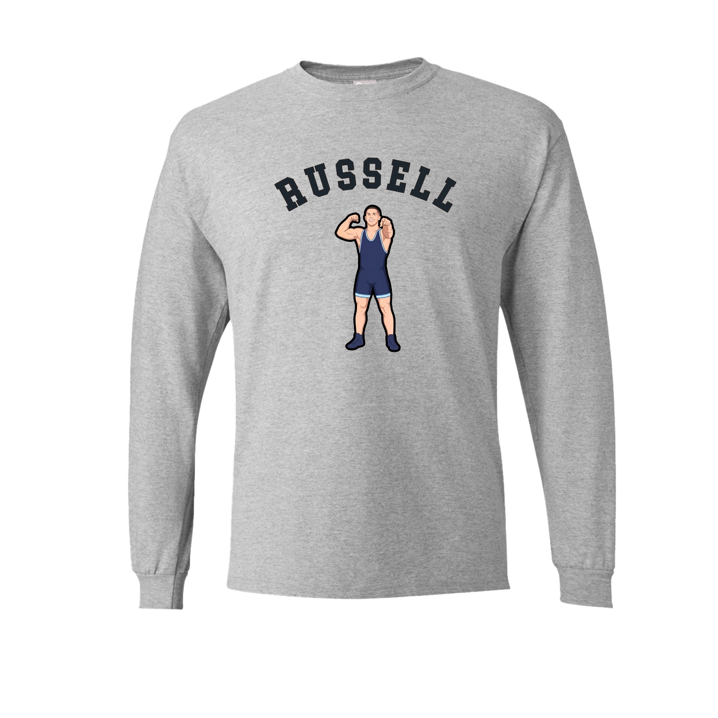 Long Sleeve Tee — Shirsey Arch in Grey
