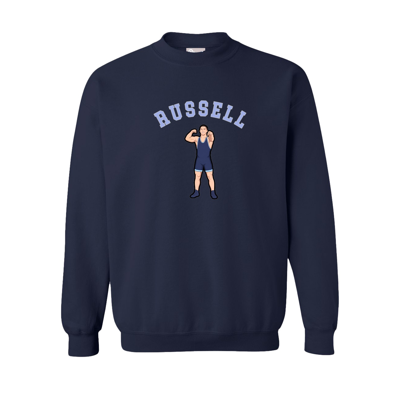 Fleece Crew — Shirsey Arch in Navy