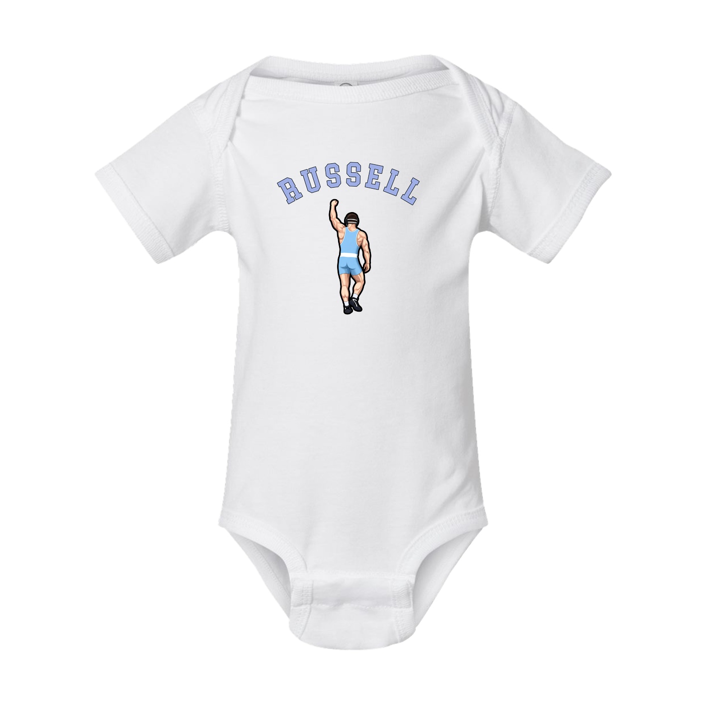 Baby Onesie — Shirsey Arch in White