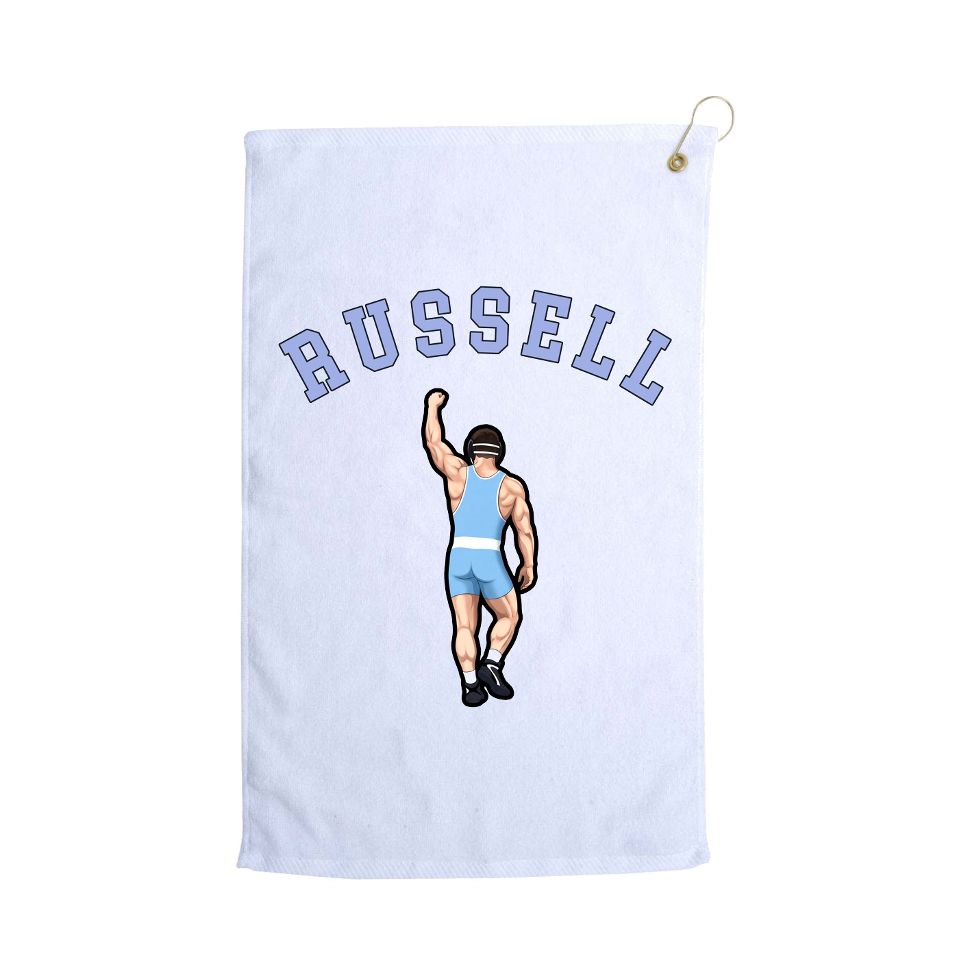 Golf Towel — Shirsey Arch in White