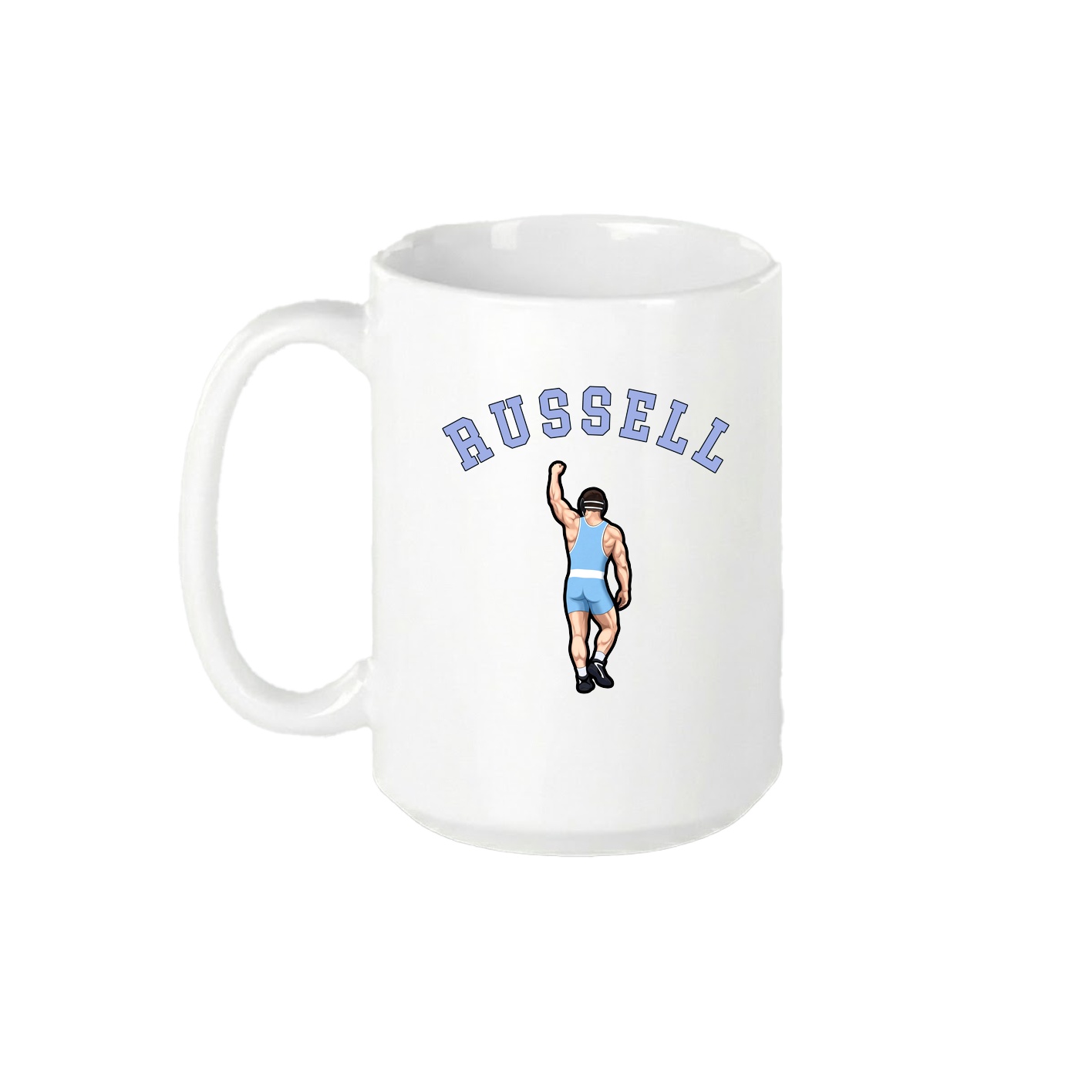 15oz Coffee Mug — Shirsey Arch in White