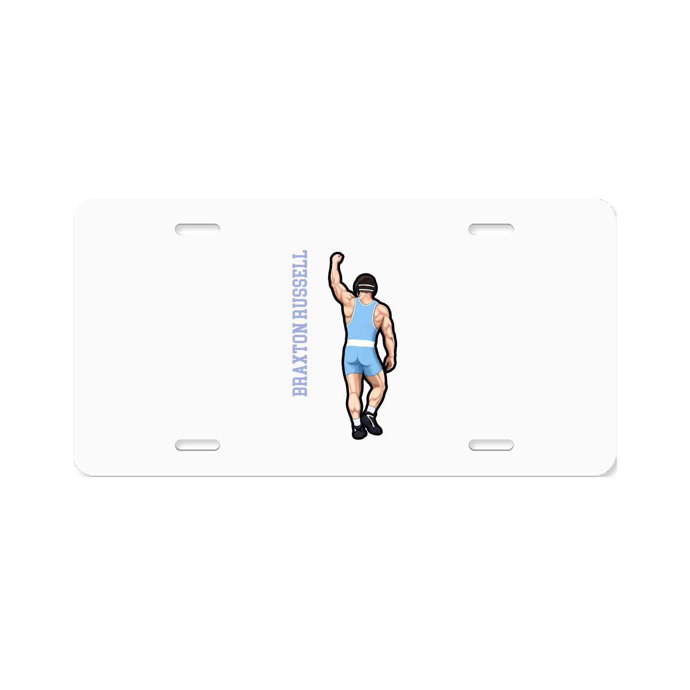 Aluminum License Plate