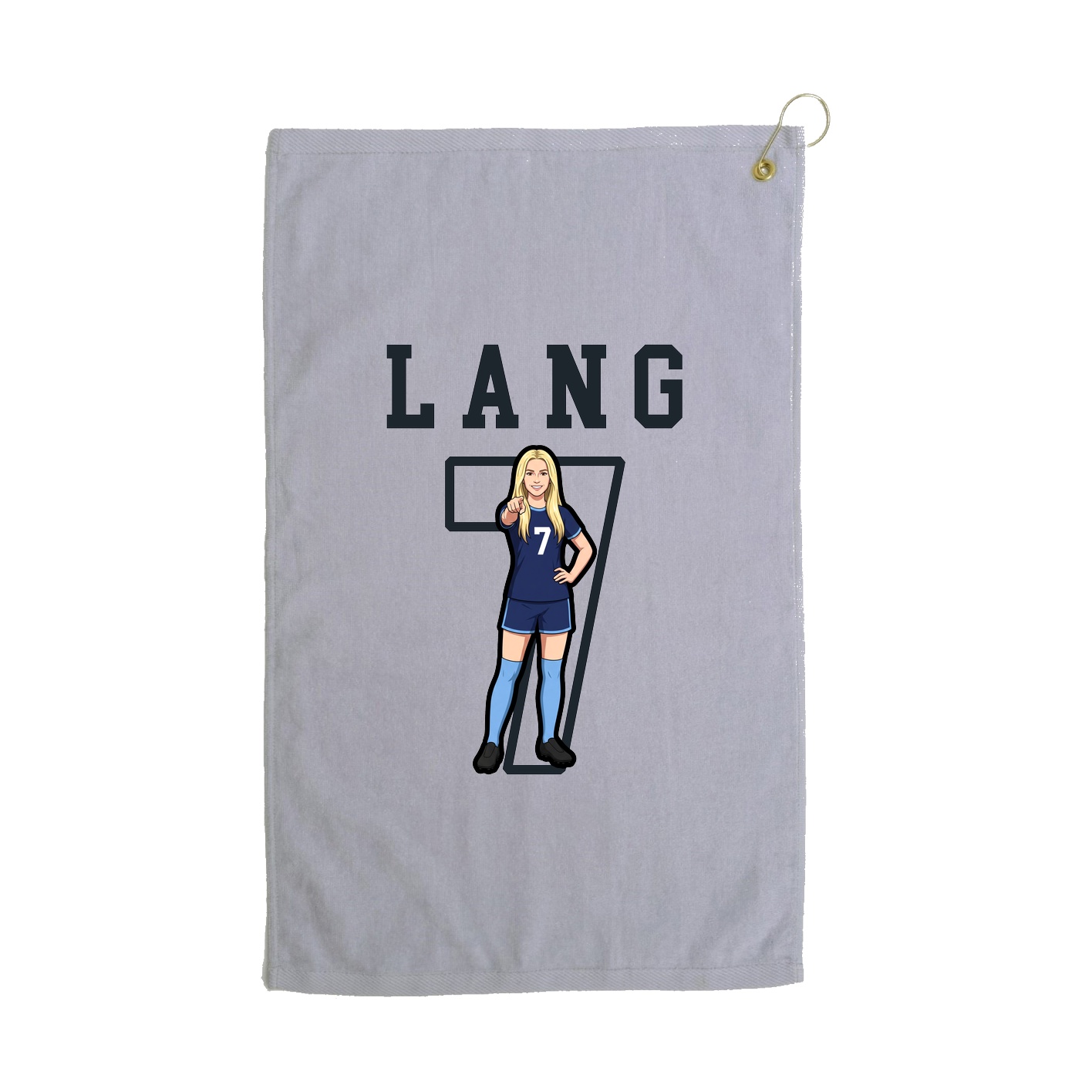 Golf Towel — Shirsey in Grey