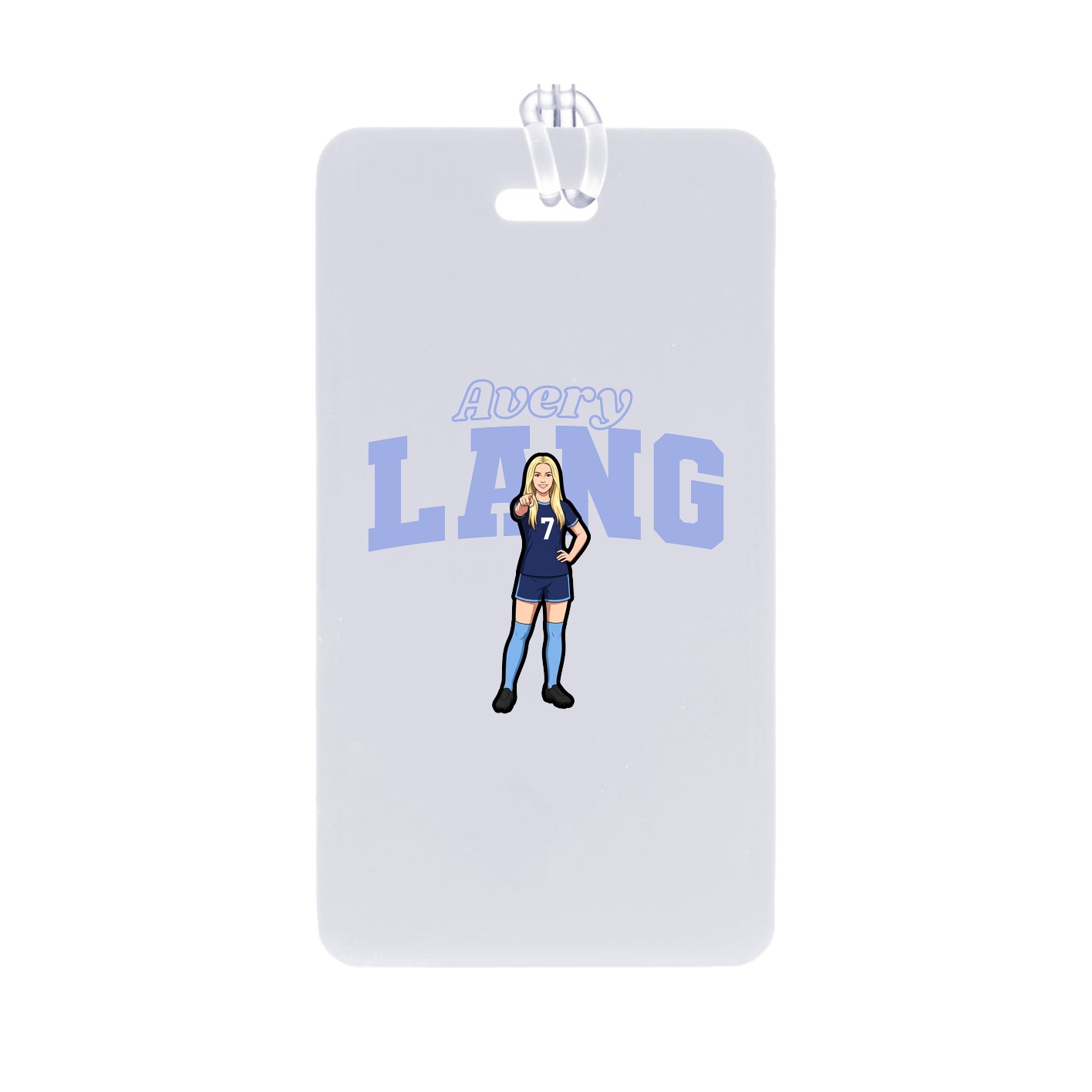 Bag Tag — Name Arch in Classic
