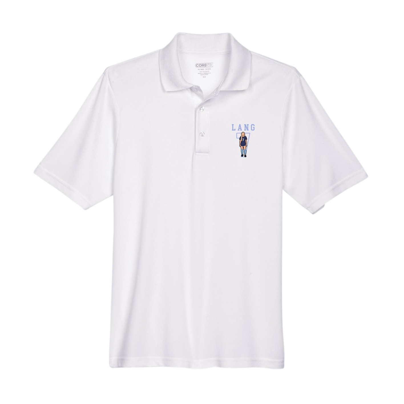 Performance Polo — Shirsey in White