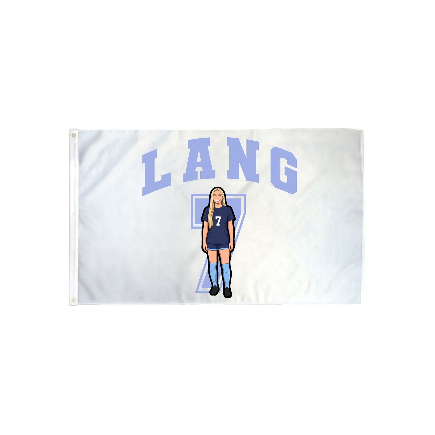 3x5 Flag — Number in Classic