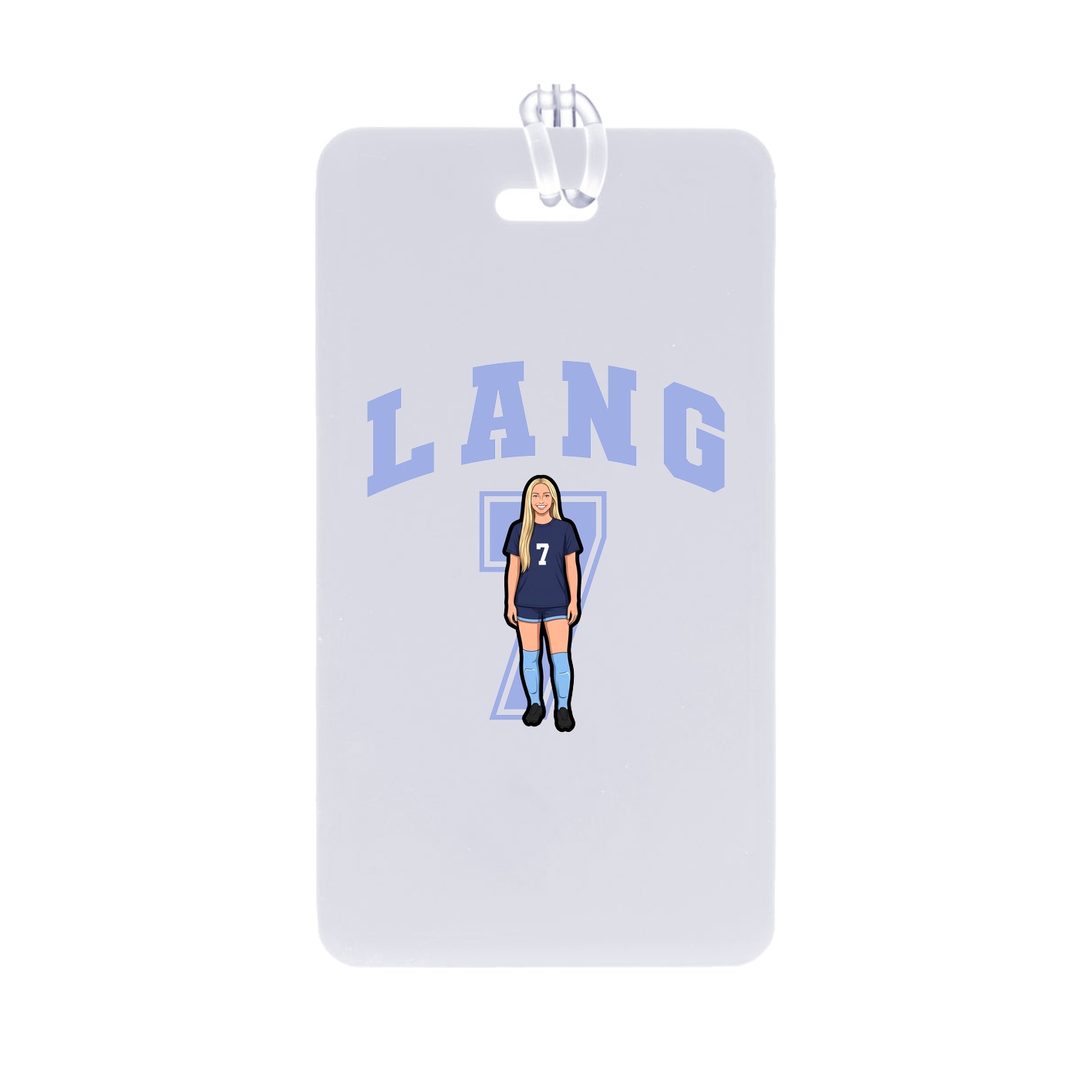 Bag Tag — Number in Classic